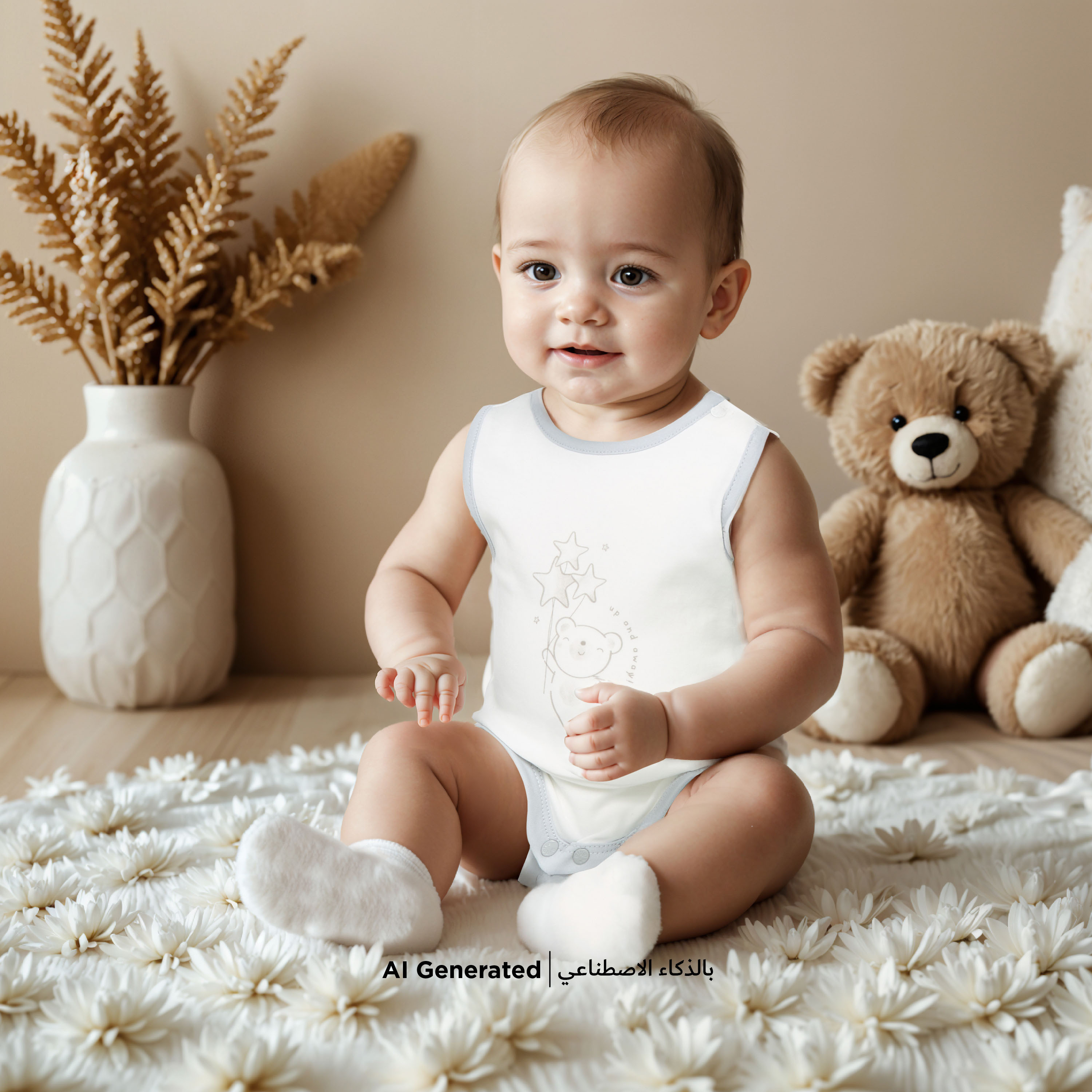 بودي سوت دون أكمام بطبعات دب بأزرار إغلاق من جيجلز-baby-boys-clothing-bodysuits-image-6