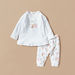 Juniors Cherry Print T-shirt and Pyjama Set-Pyjama Sets-thumbnail-0