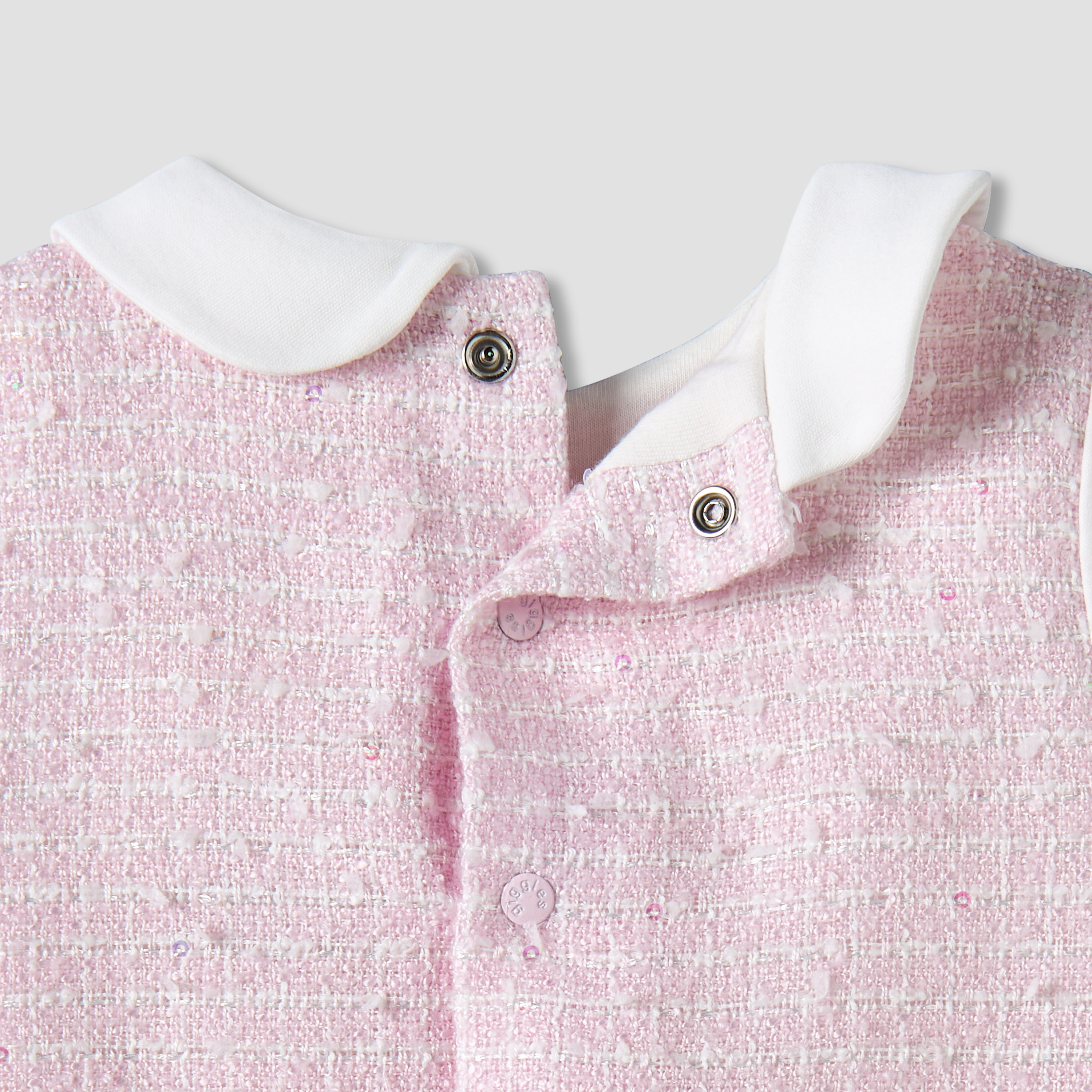 Giggles Collared Long Sleeves A-line Dress with Bow and Pearl Detail-baby-girls-clothing-dressesandjumpsuits-image-5