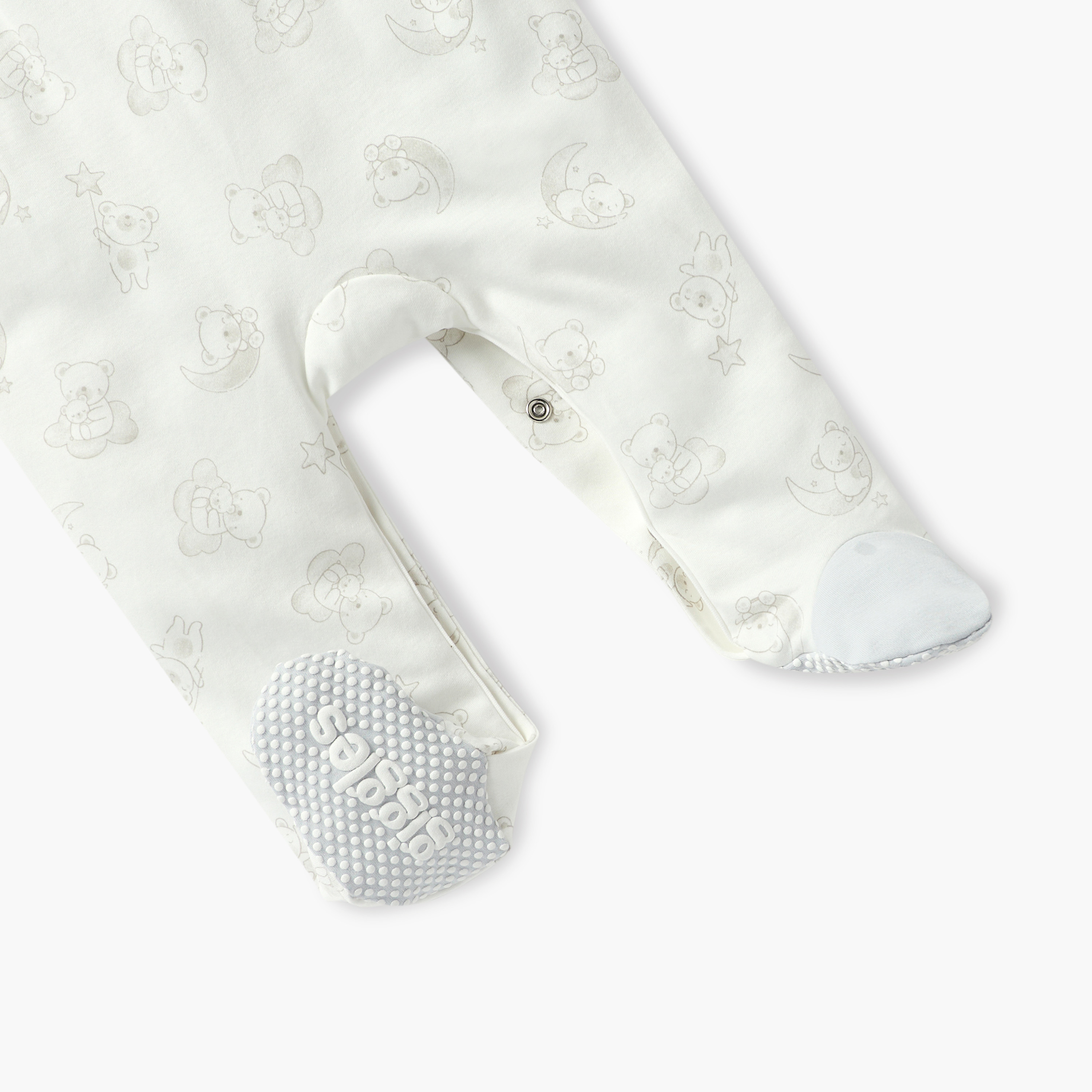 Giggles Bear Print Closed Feet Sleepsuit with Long Sleeves-baby-boys-clothing-nightwear-sleepsuits-image-4