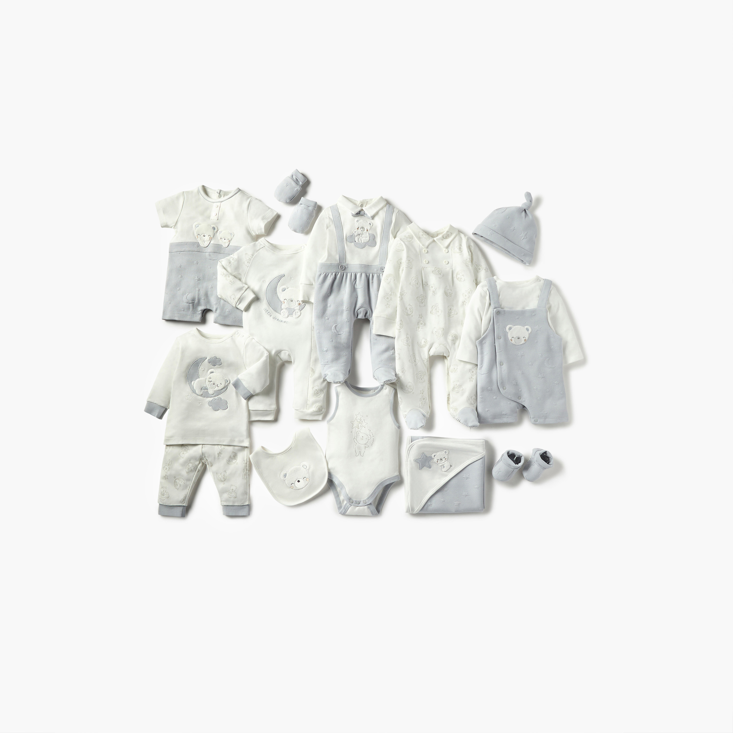 Giggles Bear Print Closed Feet Sleepsuit with Long Sleeves-baby-boys-clothing-nightwear-sleepsuits-image-5