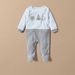 Giggles Colourblock Sleepsuit with Embroidered Detail and Button Closure-Sleepsuits-thumbnailMobile-0