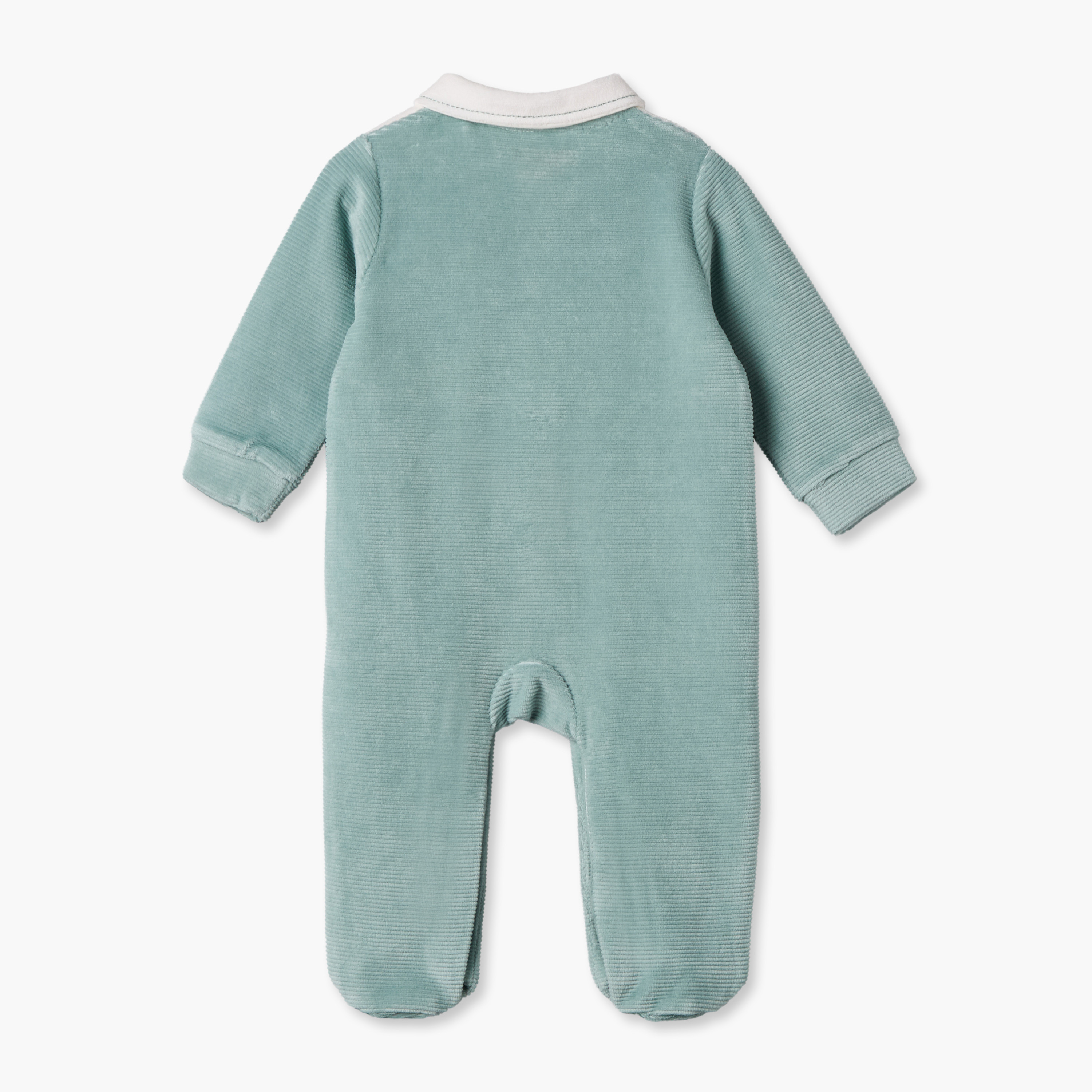 بدلة نوم بياقة عادية وأكمام طويلة بتطريز من جيجلز-baby-boys-clothing-nightwear-sleepsuits-image-3