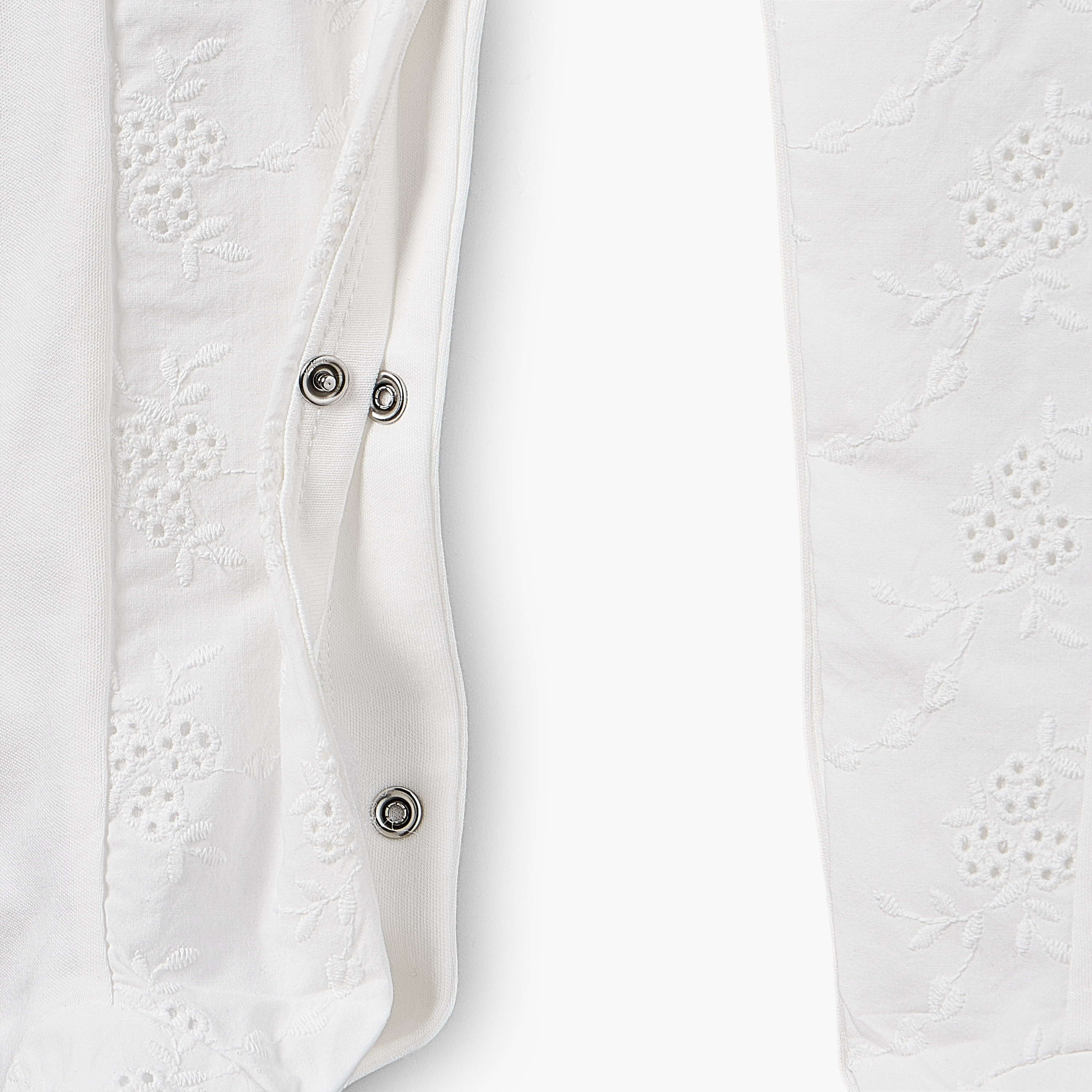 Giggles Cotton Peter Pan Collar Long Sleeves Sleepsuit with Embroidered Detail-baby-girls-clothing-nightwear-sleepsuits-image-4