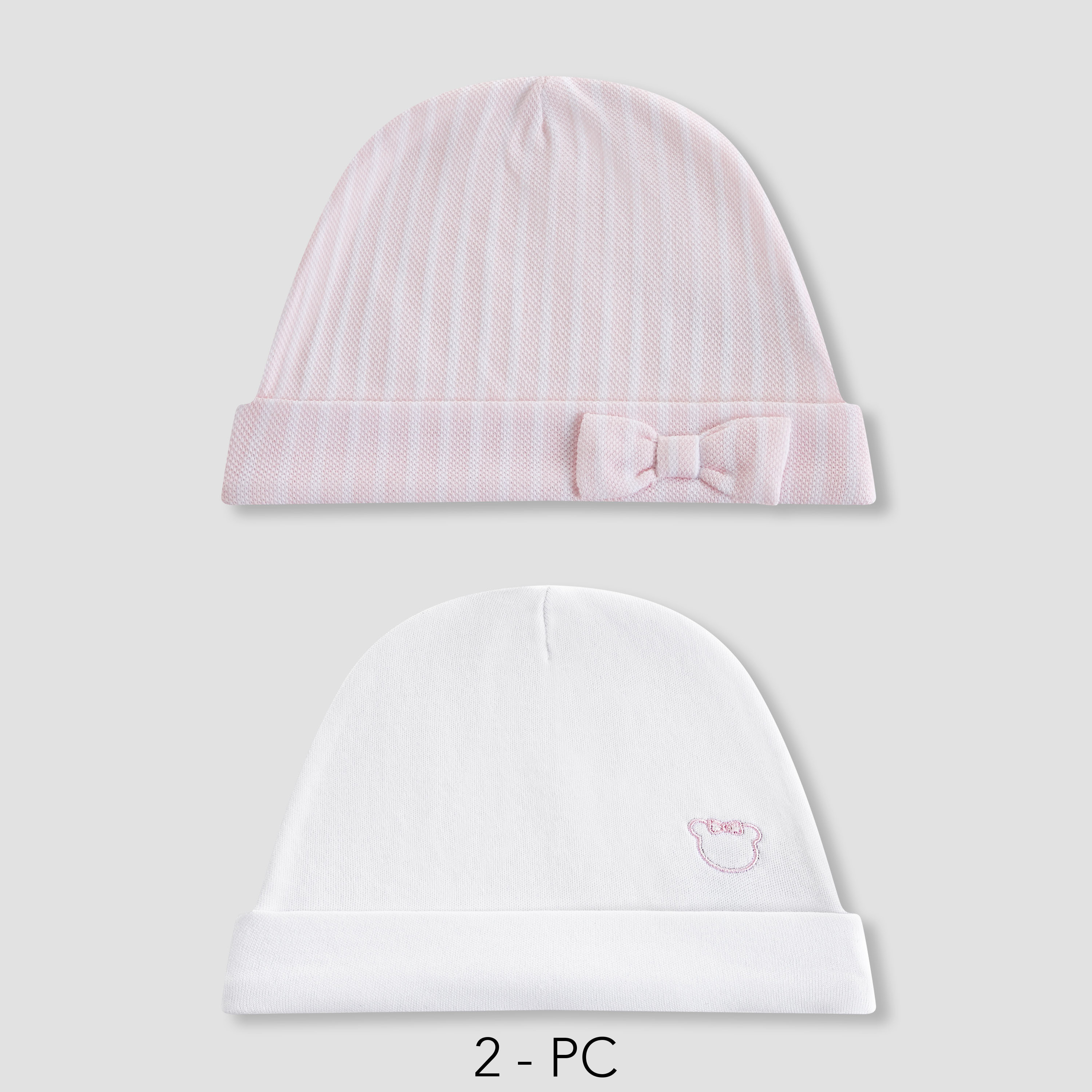 Set of 2 Juniors Cap with Print-baby-girls-accessories-caps-image-1