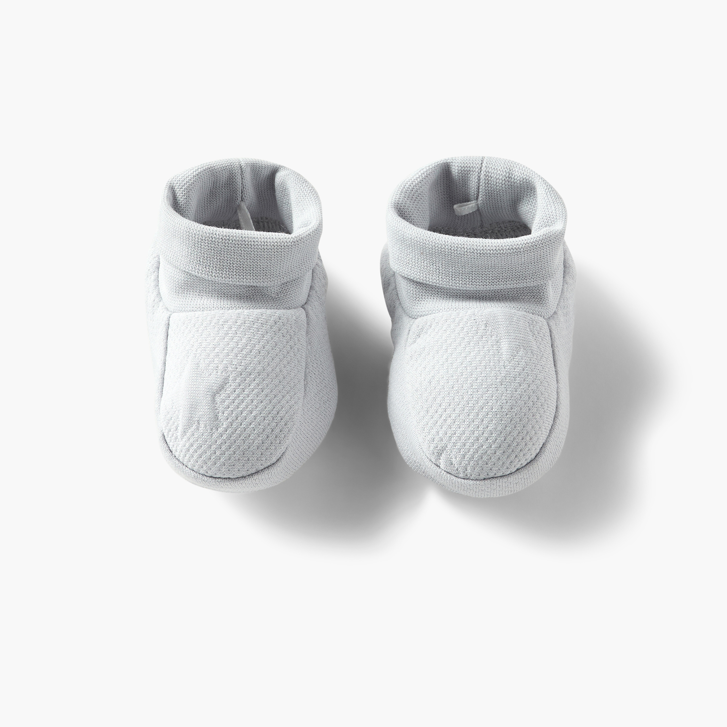 Giggles Textured Booties-baby-boys-shoes-booties-image-2