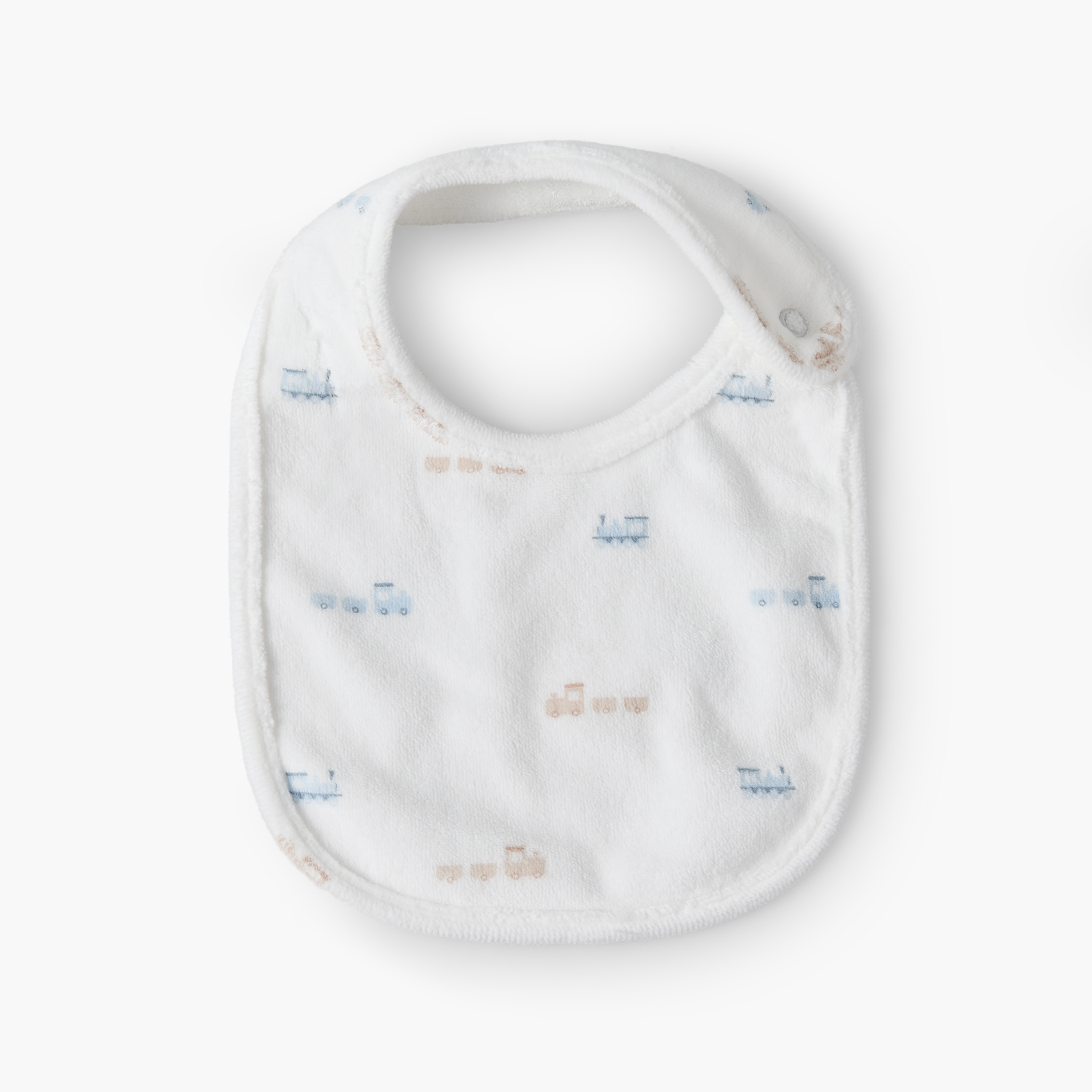 Pack of 2 Juniors Baby Bib with Snap Button Closure-baby-feeding-bibs-image-2