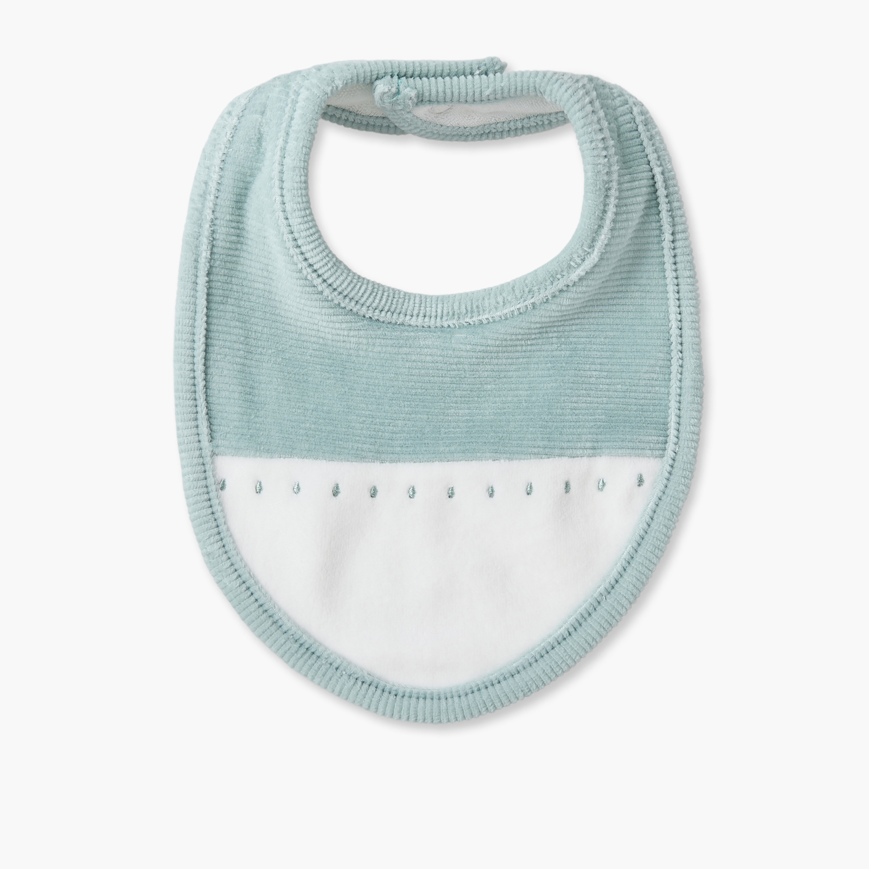 Giggles Baby Bib with Embroidery-baby-feeding-bibs-image-1