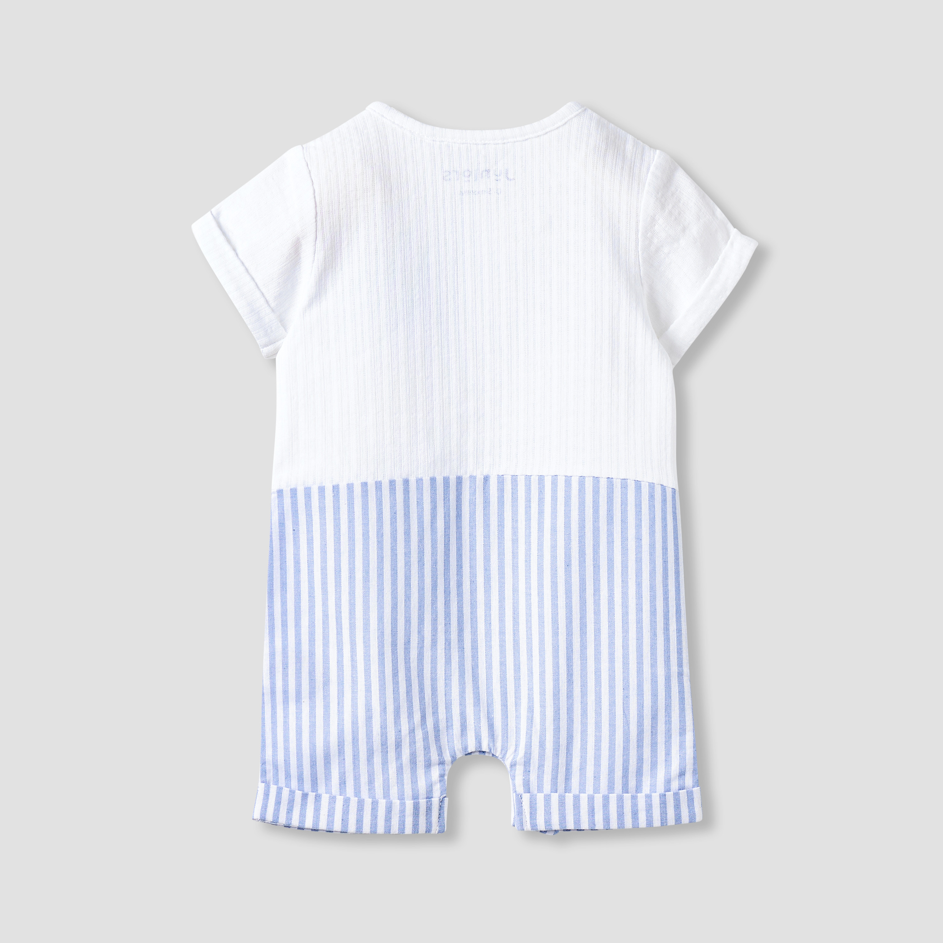 أفرول مقلّم بأكمام قصيرة من جونيورز-baby-boys-clothing-rompers-image-5