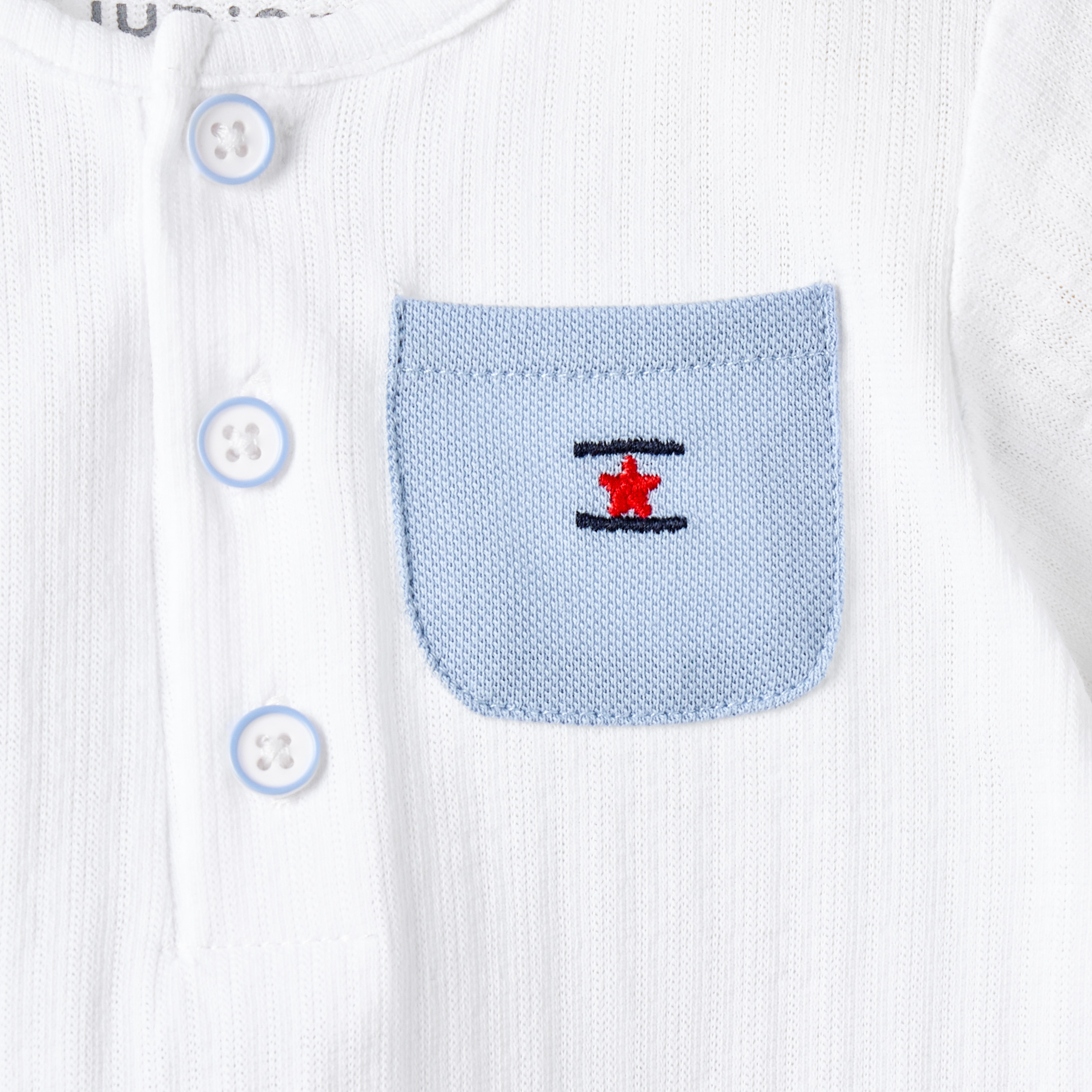 أفرول مقلّم بأكمام قصيرة من جونيورز-baby-boys-clothing-rompers-image-3