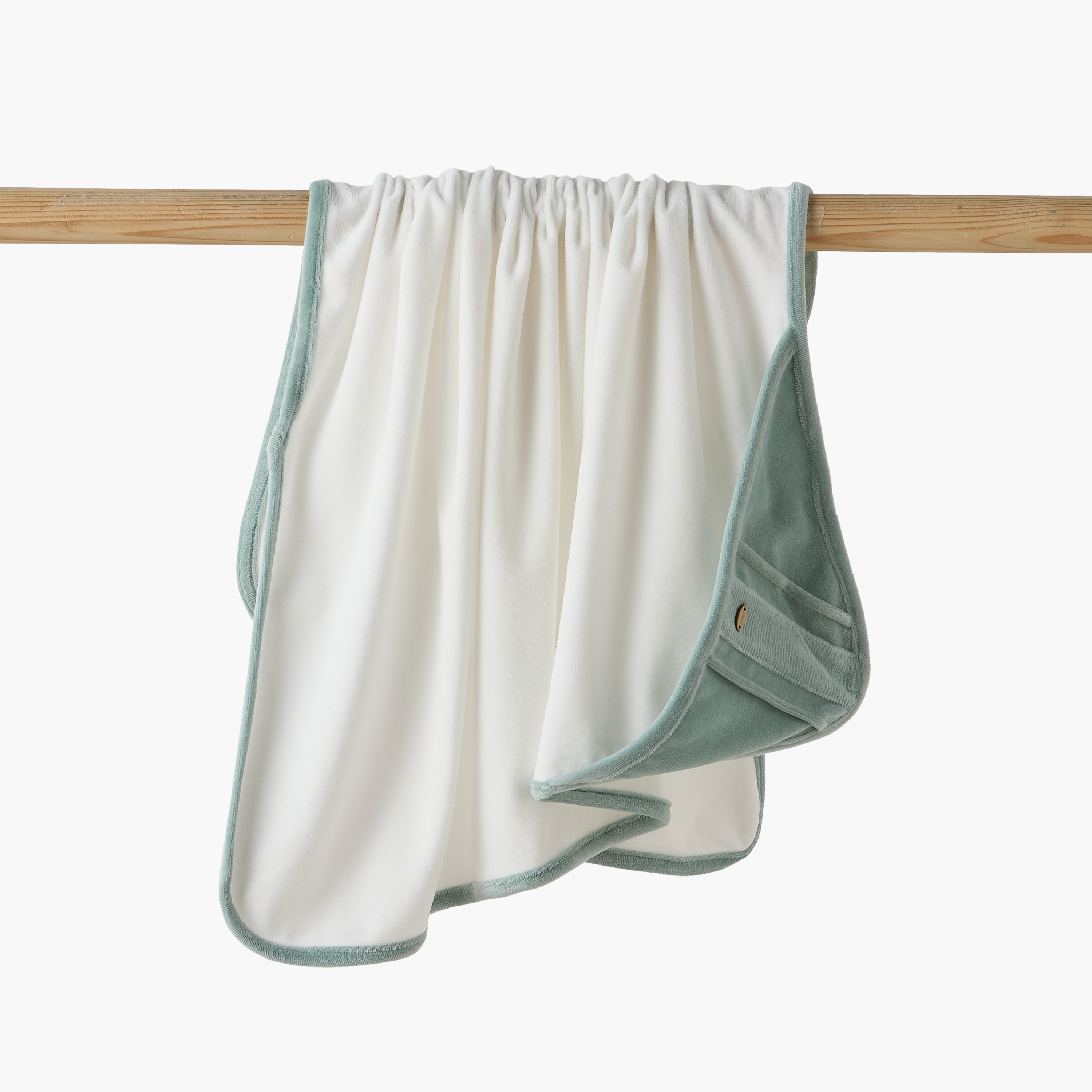 بطانية مواليد بقبعة ن جيجلز-baby-nursery-blanketsandswaddles-receivingblankets-image-1