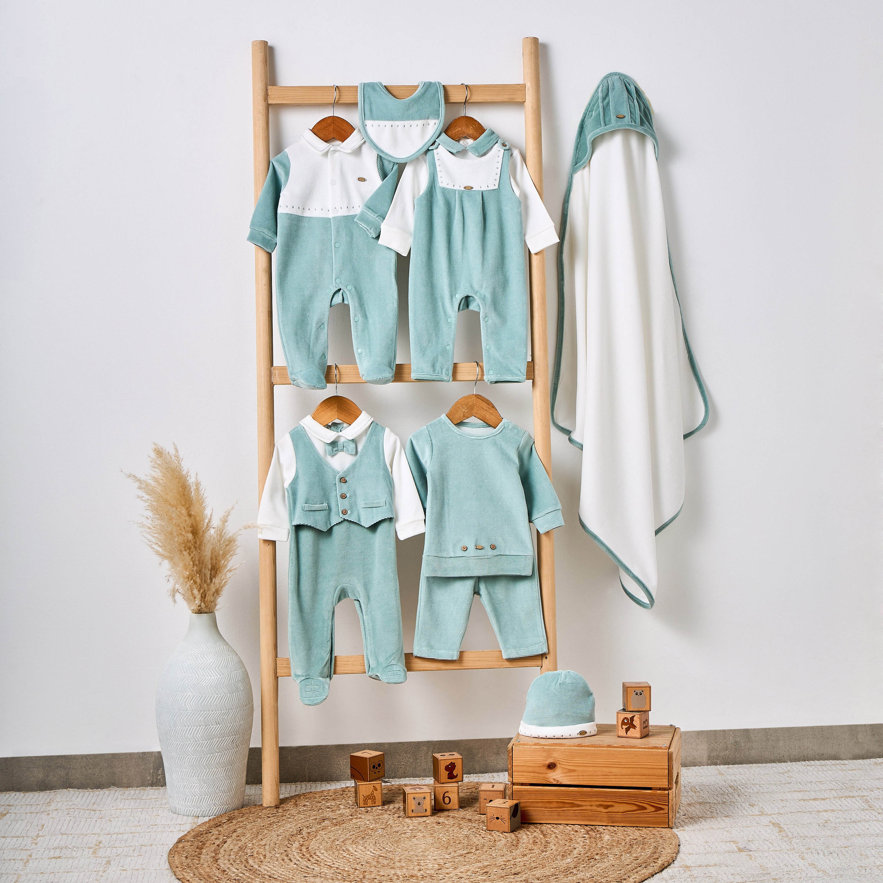 بطانية مواليد بقبعة ن جيجلز-baby-nursery-blanketsandswaddles-receivingblankets-image-6