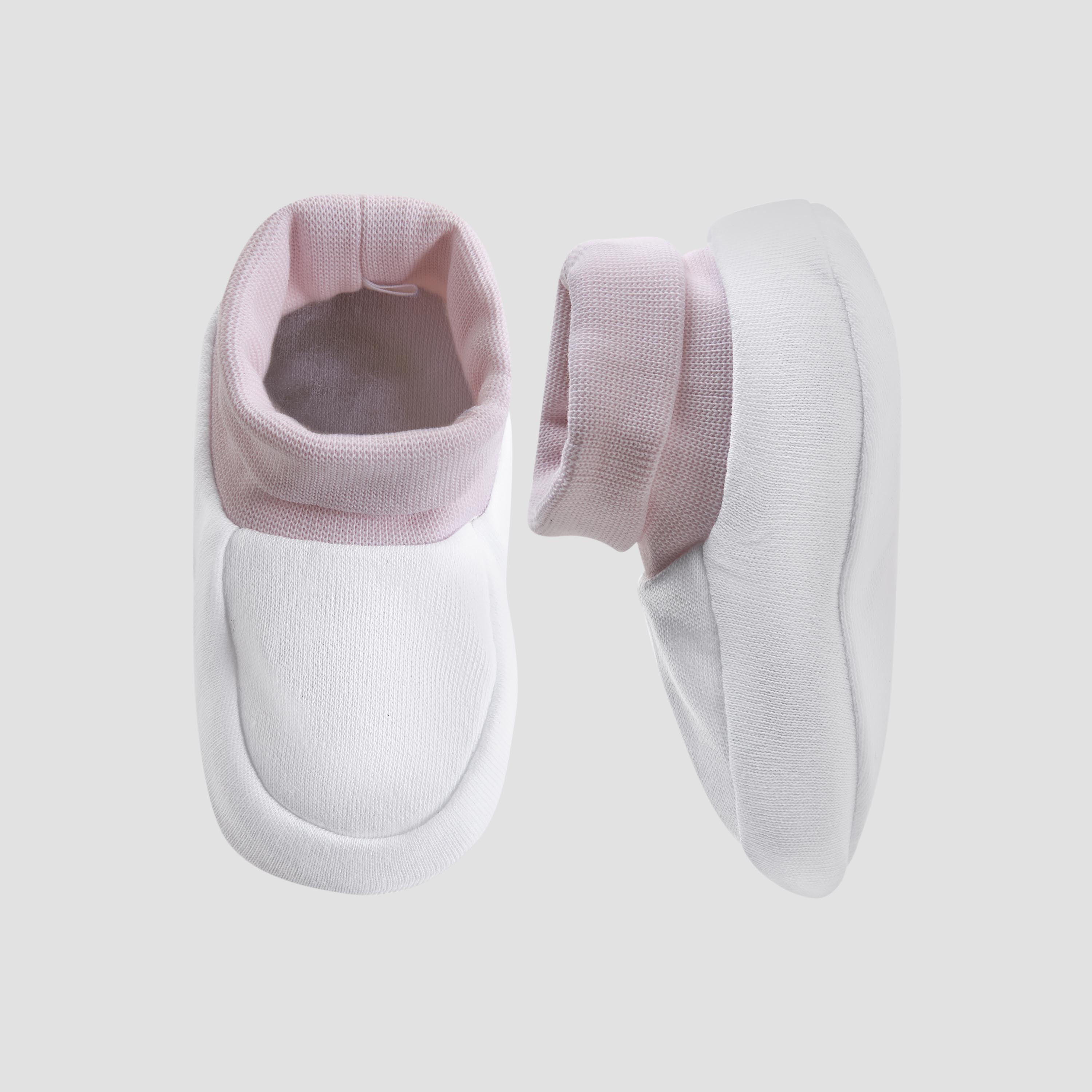 Pack of 2 Juniors Booties with Elasticated Cuff, Textured Design-baby-girls-shoes-booties-image-6