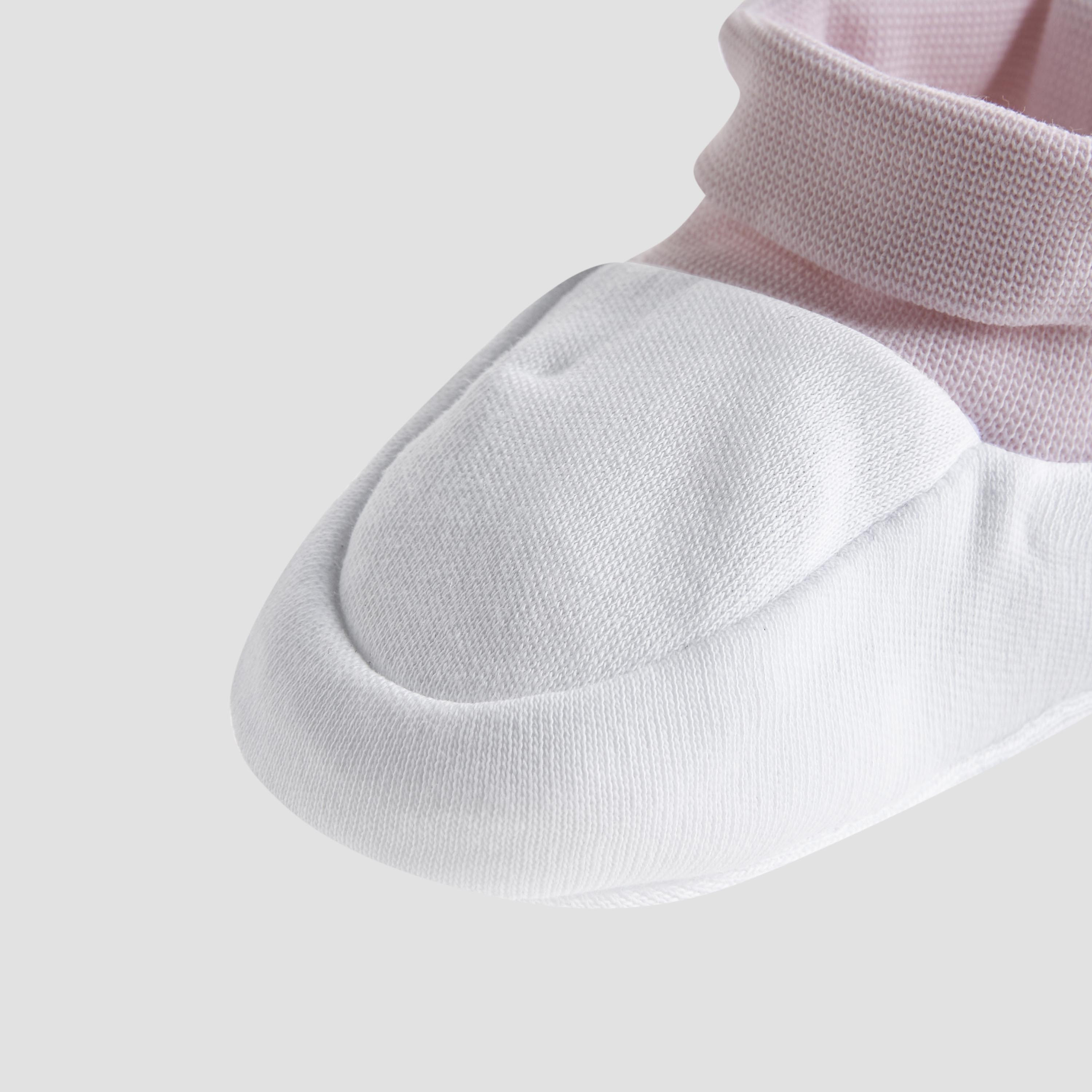 Pack of 2 Juniors Booties with Elasticated Cuff, Textured Design-baby-girls-shoes-booties-image-7