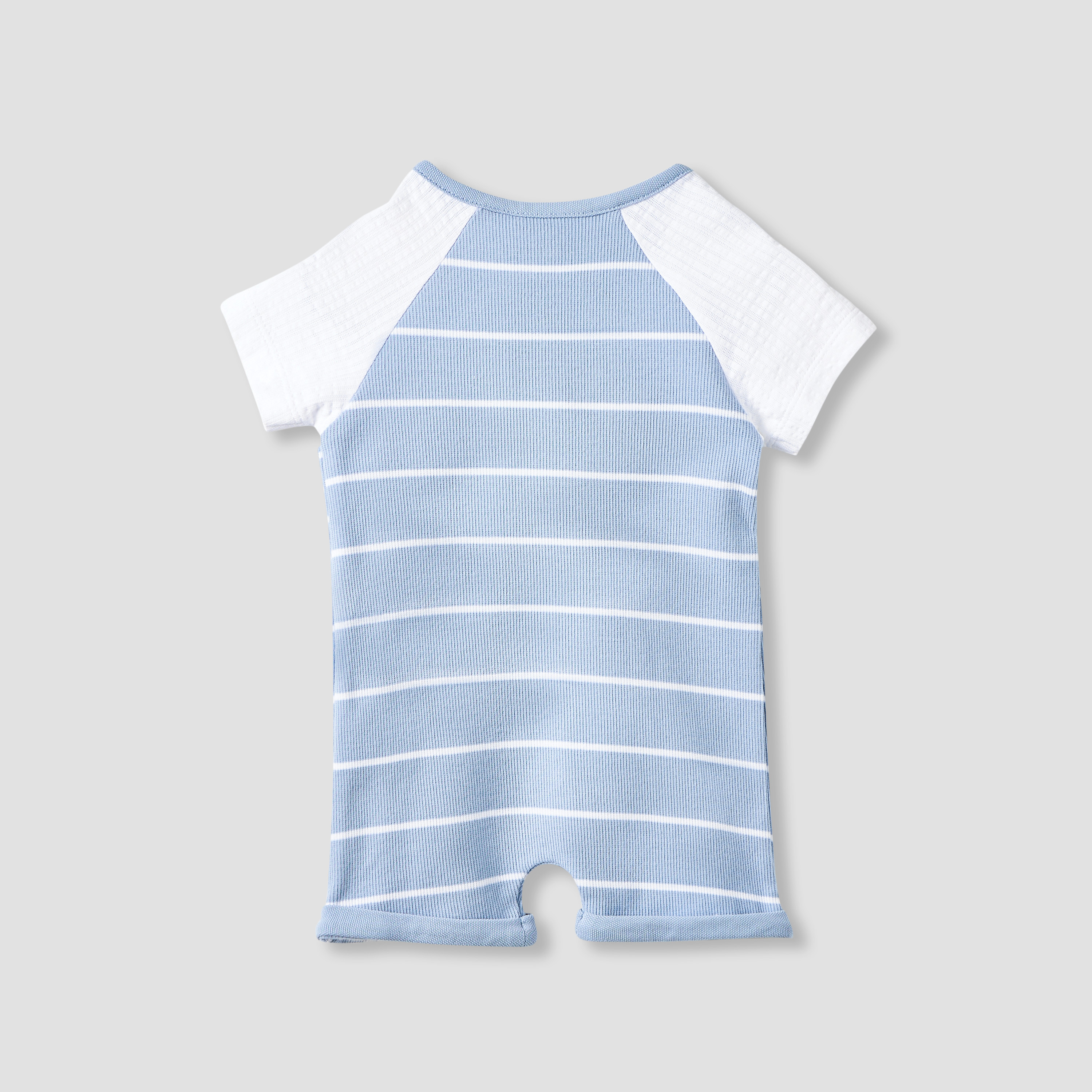 أفرول مخطط بأكمام مغايرة من جونيورز-baby-boys-clothing-rompers-image-4