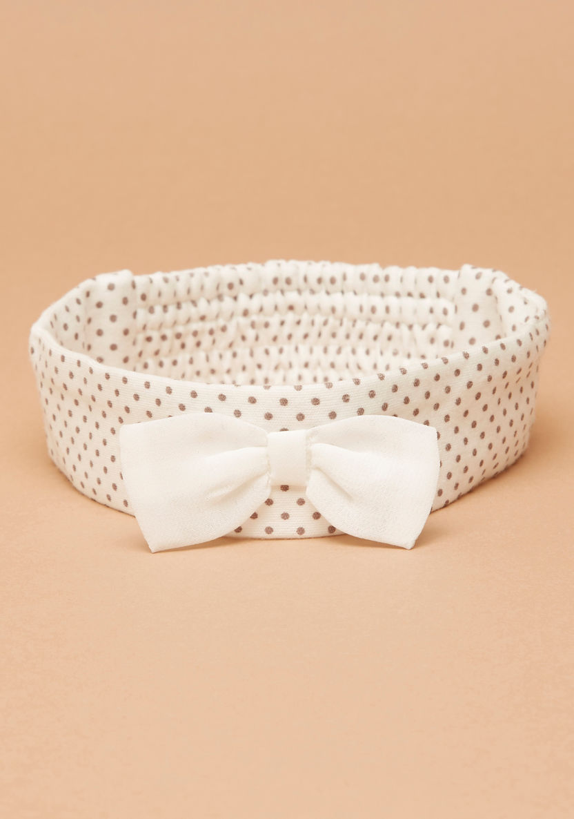 Giggles Polka Dot Printed Headband-Hair Accessories-image-1