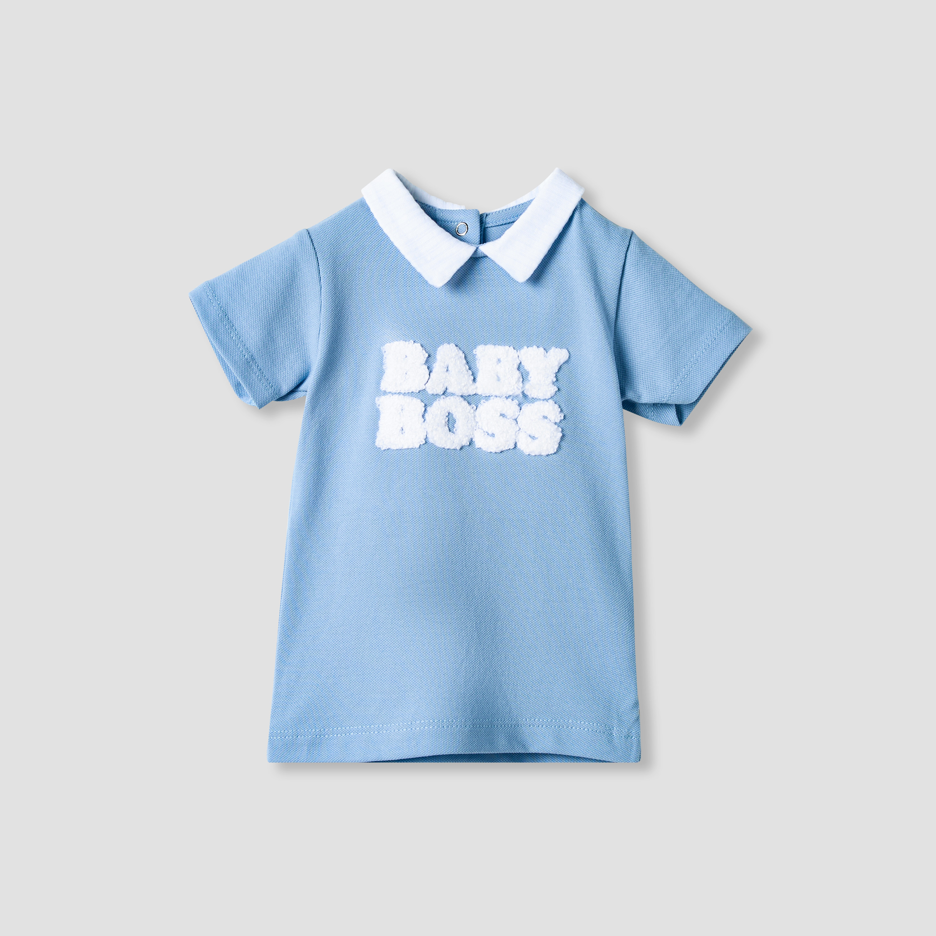 Juniors Applique Detail T-shirt and Shorts Set-baby-boys-clothing-nightwear-pyjamasets-image-2