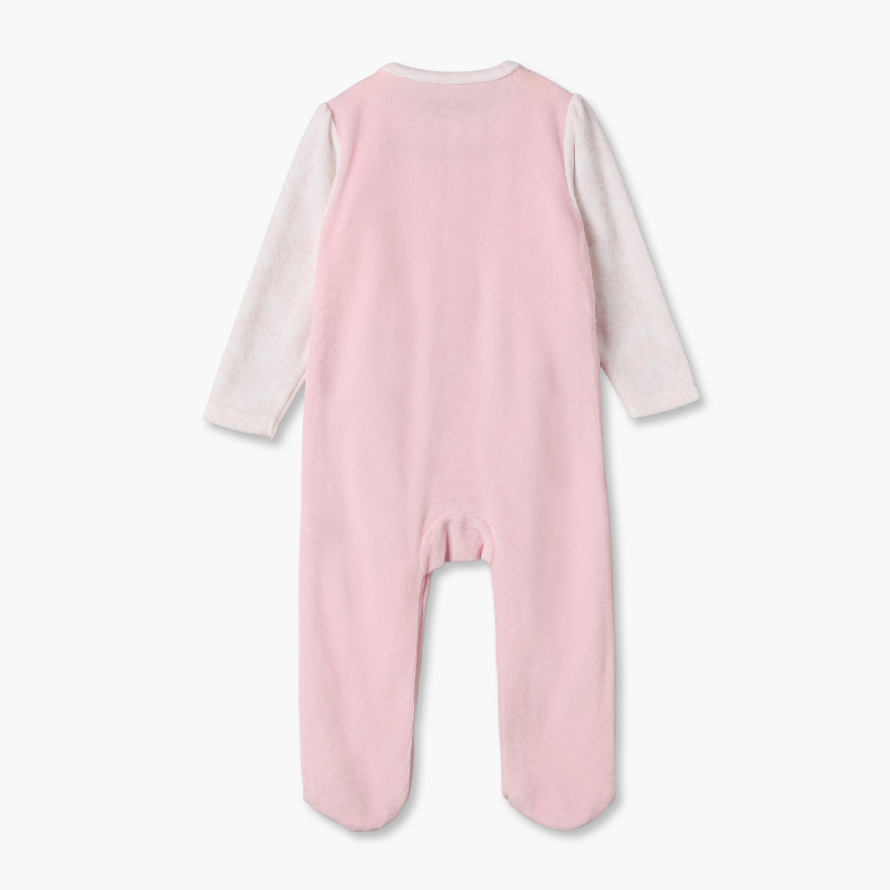 Giggles Cotton Crew Neck Long Sleeves Sleepsuit with Snap Button Closure-baby-girls-clothing-nightwear-sleepsuits-image-3