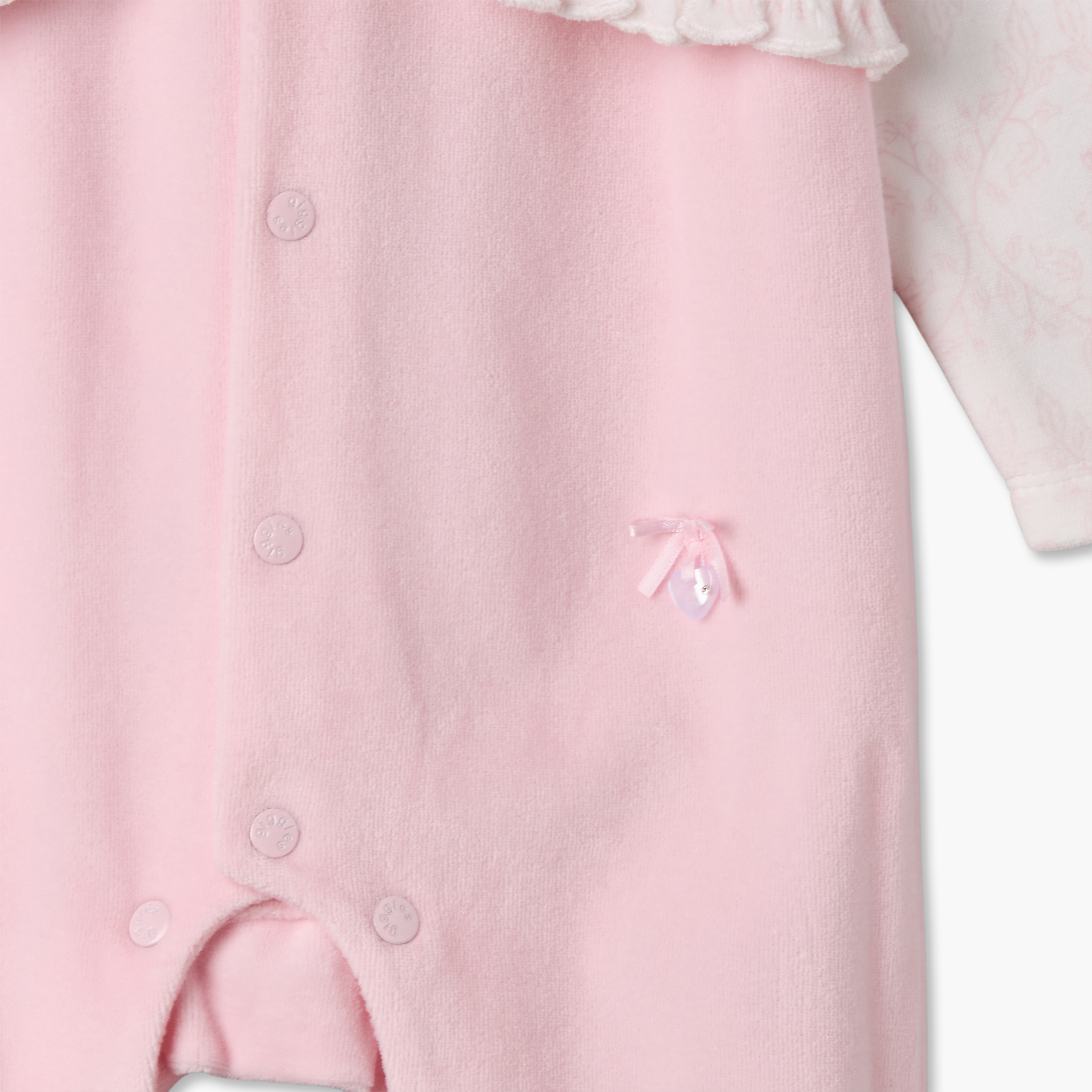 Giggles Cotton Crew Neck Long Sleeves Sleepsuit with Snap Button Closure-baby-girls-clothing-nightwear-sleepsuits-image-6