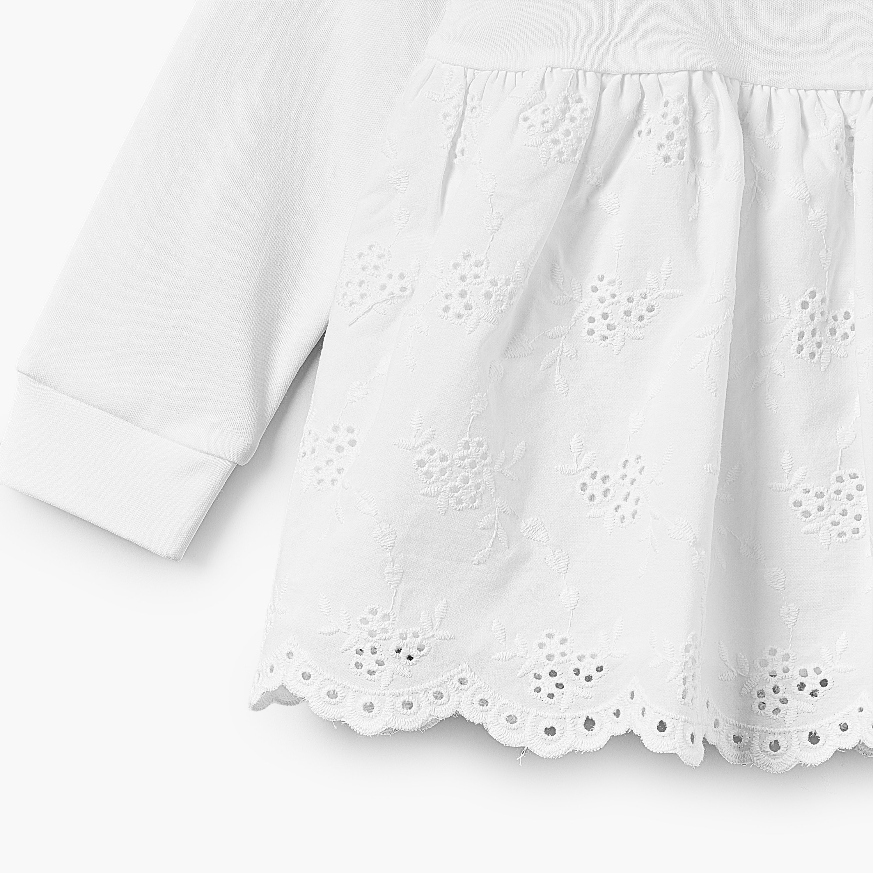 Giggles Cotton Round Neck Long Sleeves Pyjama Set with Embroidered Design-baby-girls-clothing-nightwear-pyjamasets-image-5