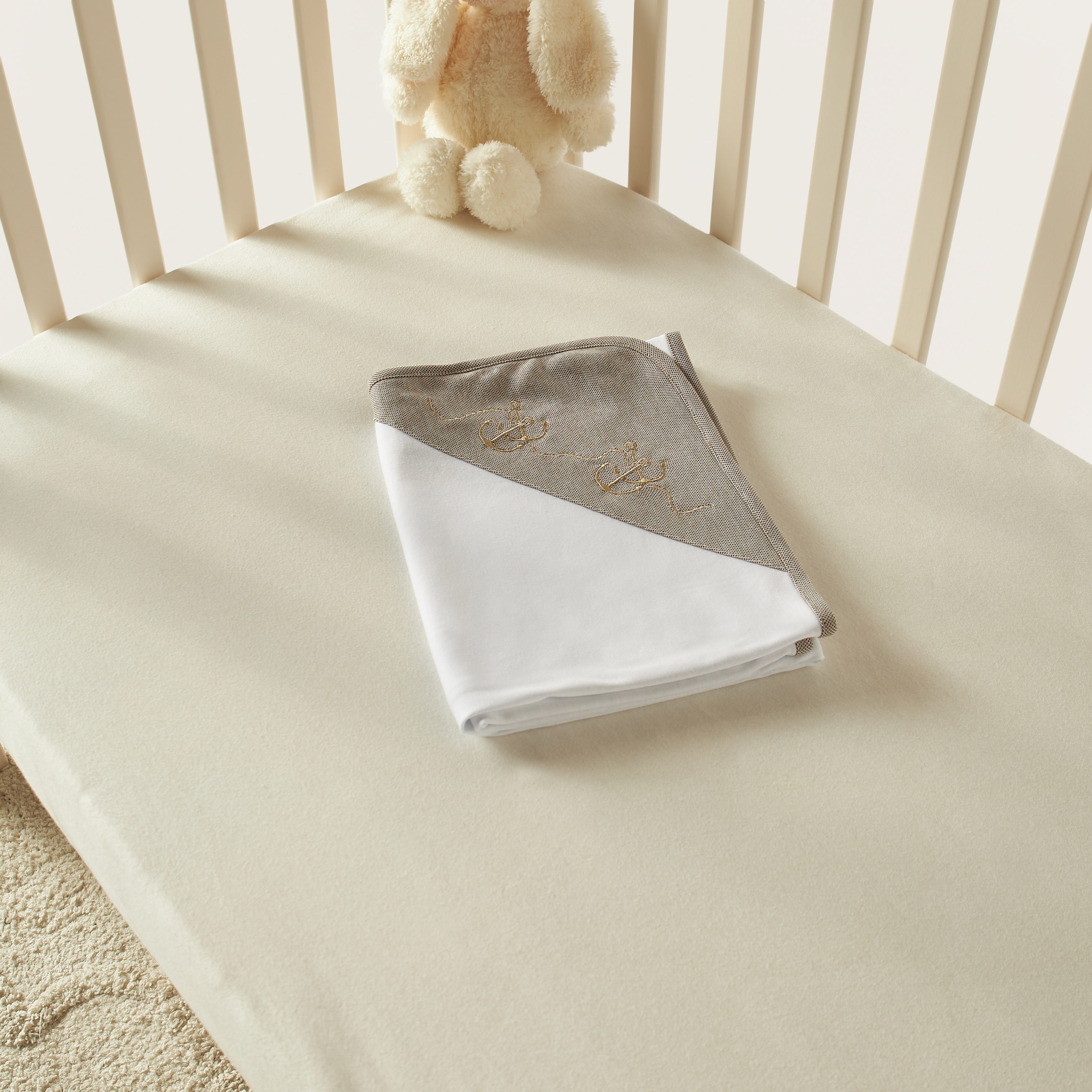 Giggles Embroidered Receiving Blanket - 70x70 cm-baby-nursery-blanketsandswaddles-receivingblankets-image-4