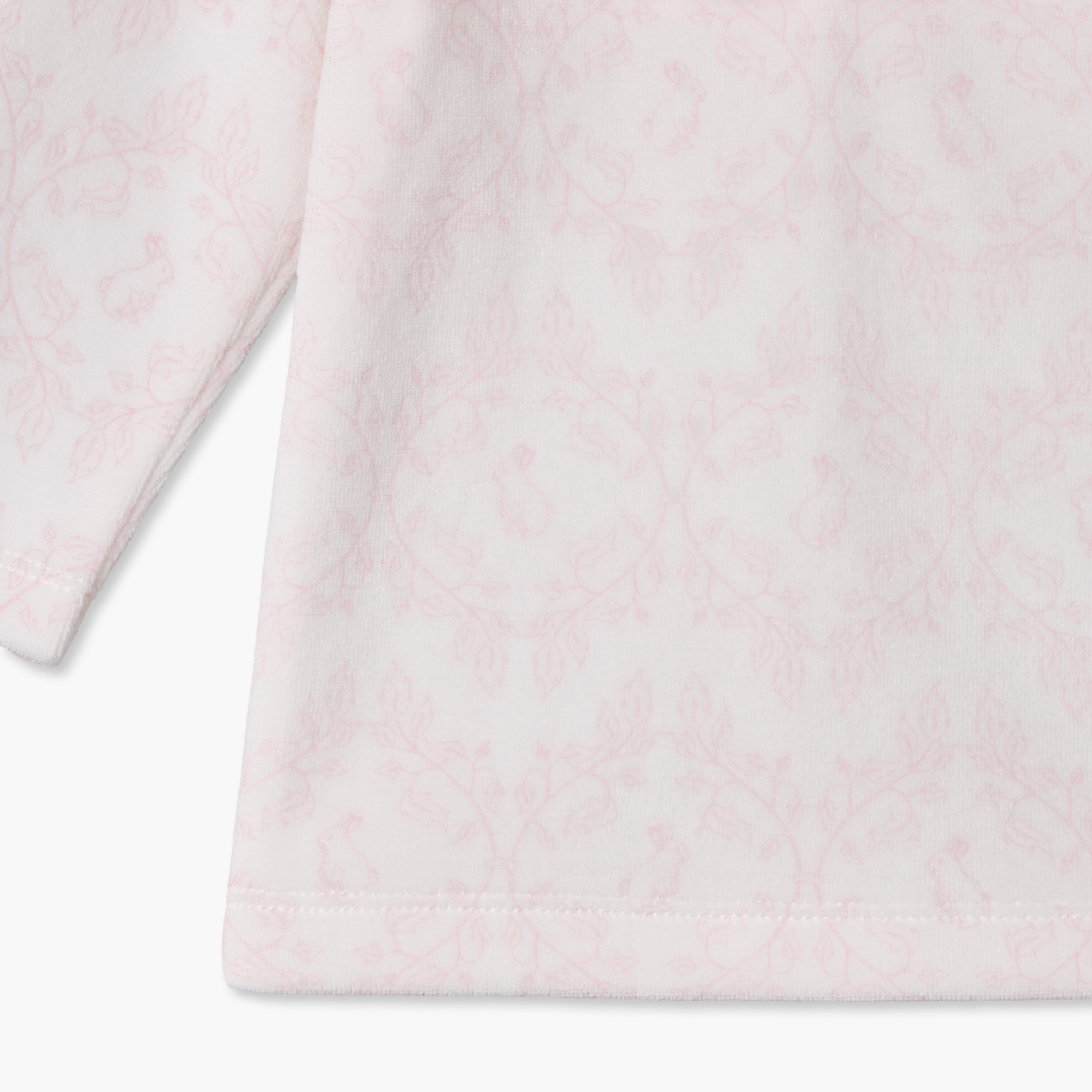 طقم بيجاما قطن بأكمام طويلة وياقة ضيقة وطبعات أرانب من جيجلز-baby-girls-clothing-nightwear-pyjamasets-image-8
