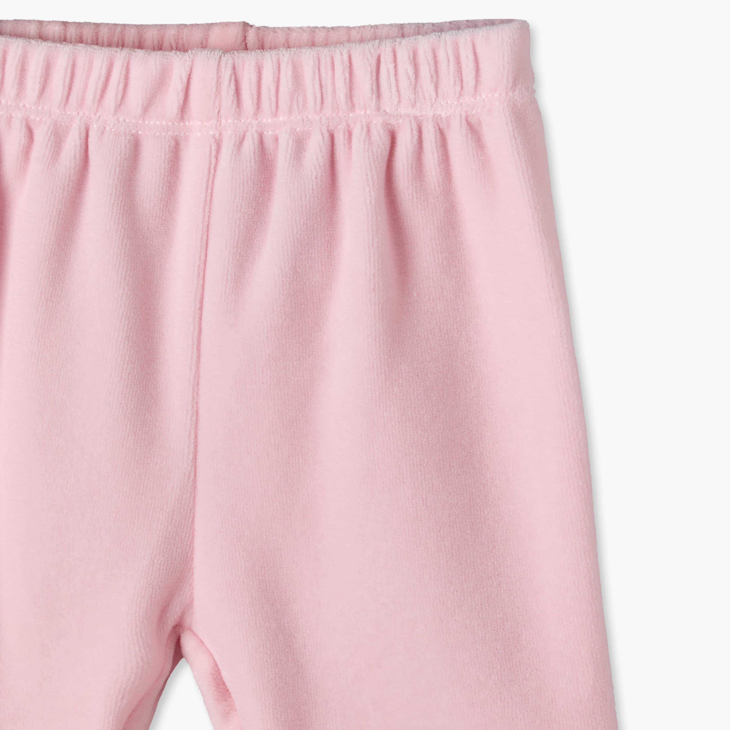 طقم بيجاما قطن بأكمام طويلة وياقة ضيقة وطبعات أرانب من جيجلز-baby-girls-clothing-nightwear-pyjamasets-image-9