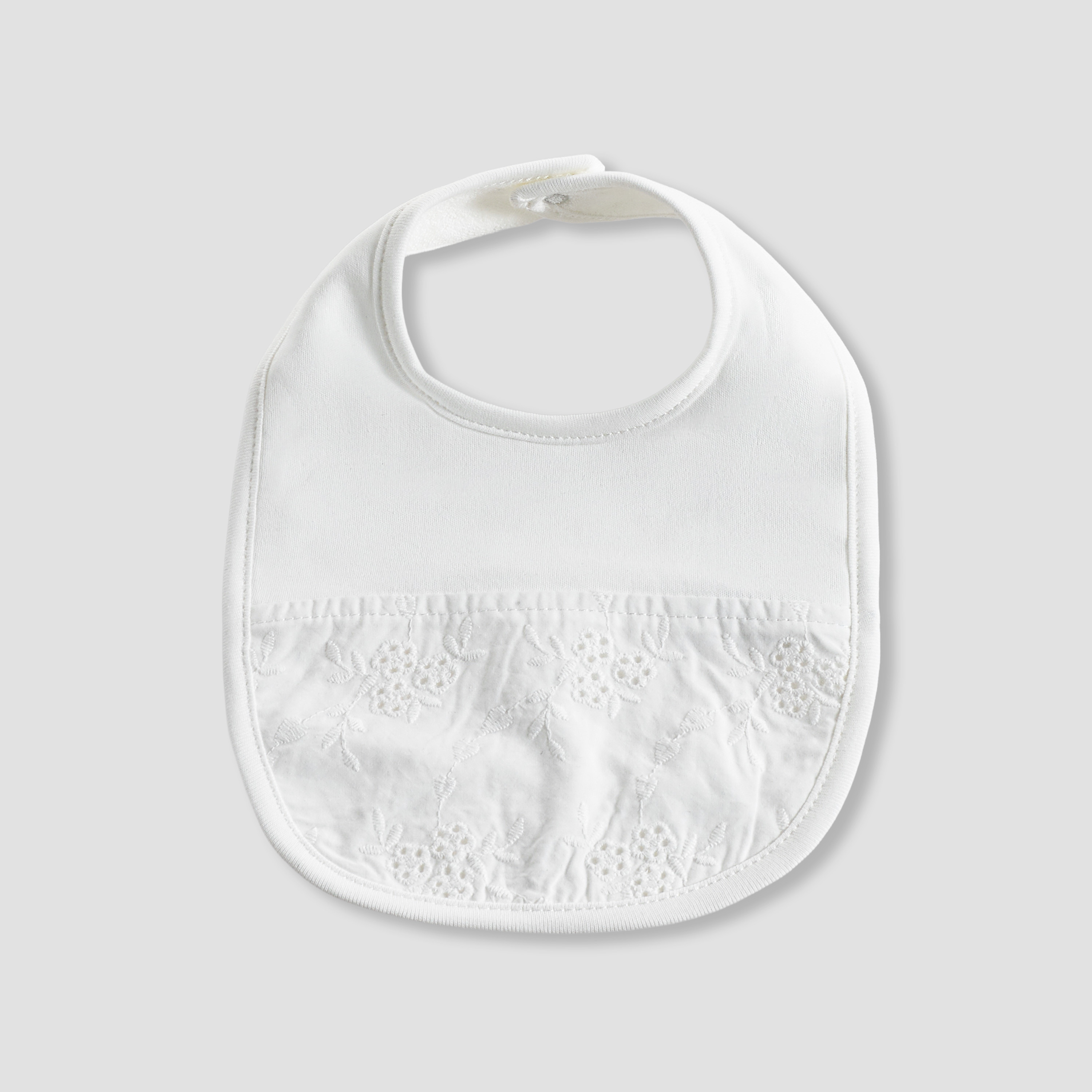 Giggles Baby Bib with Embroidered Design-baby-feeding-bibs-image-1