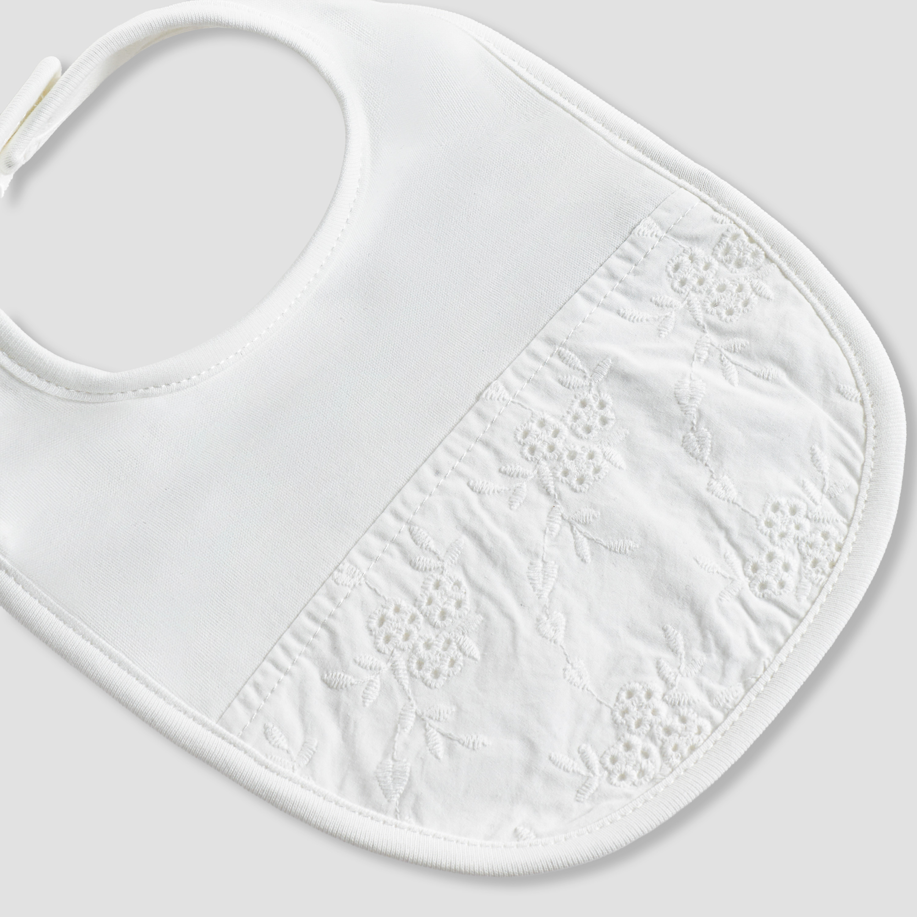 Giggles Baby Bib with Embroidered Design-baby-feeding-bibs-image-3