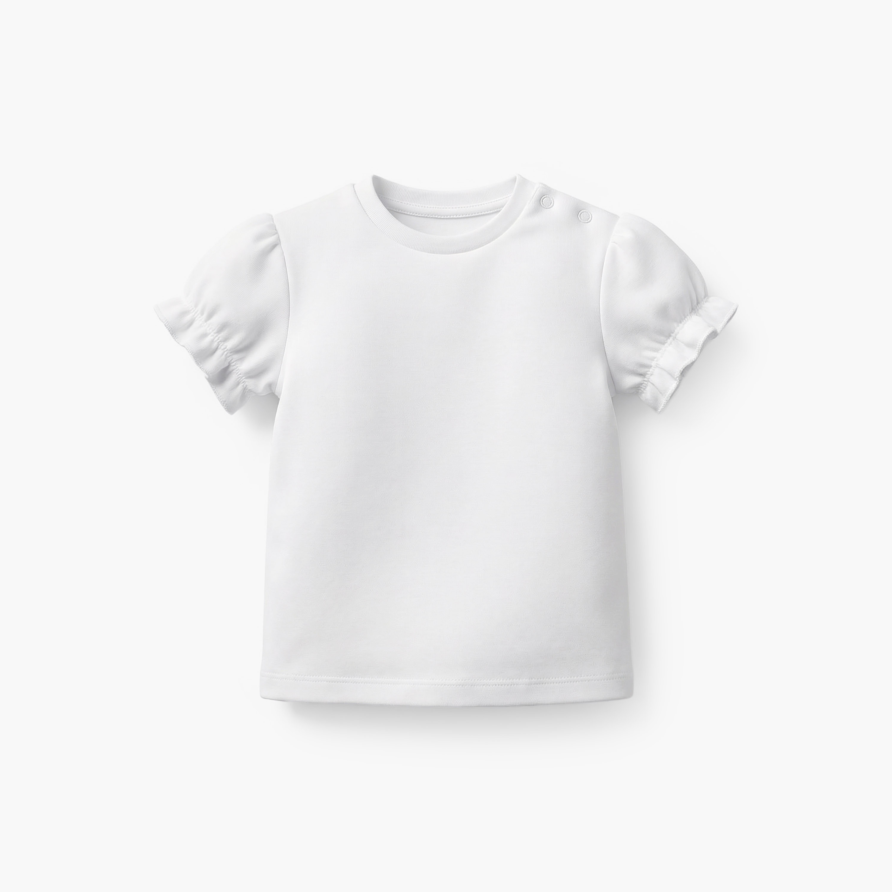 Juniors Round Neck Short Sleeves T-shirt and Pinafore Set with Stripes-baby-girls-clothing-setsandcoords-image-3