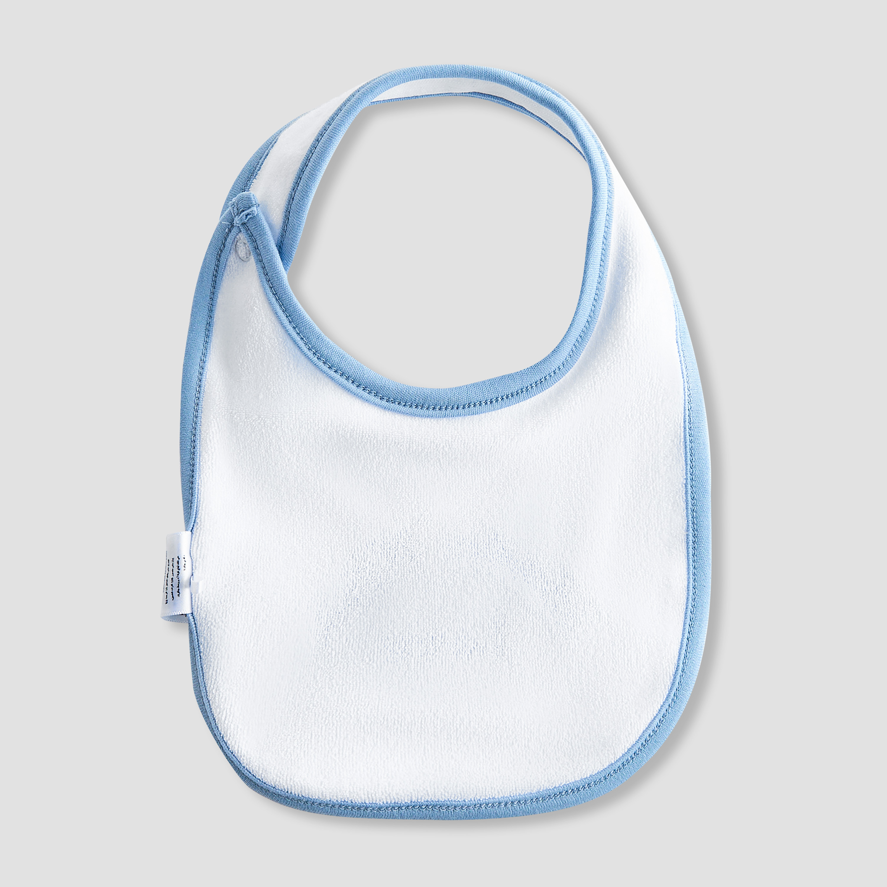 Juniors Slogan Print Bib with Button Closure-baby-feeding-bibs-image-3