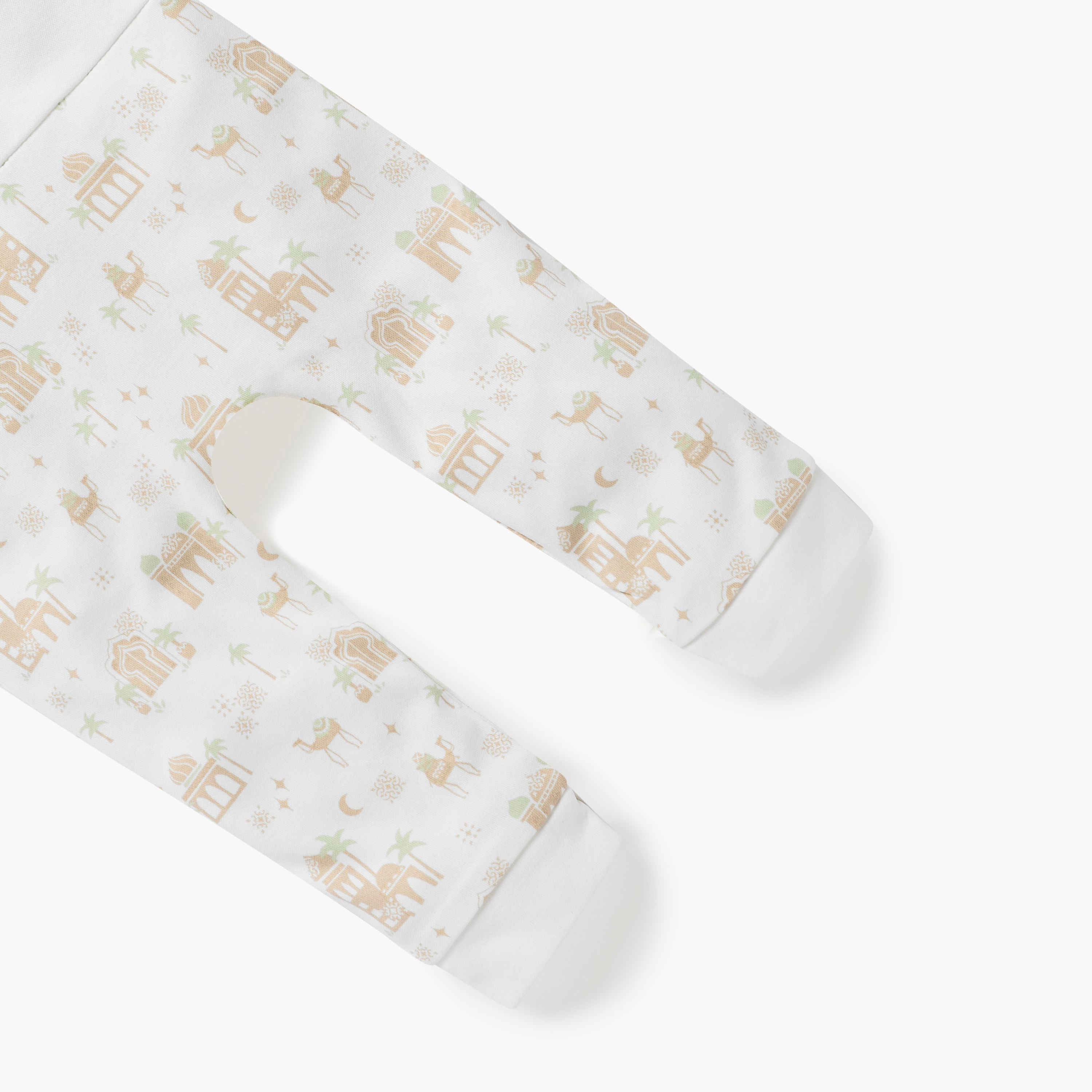 بدلة نوم بتزيينات جمل وأكمام طويلة وياقة من جونيورز-baby-boys-clothing-nightwear-sleepsuits-image-4