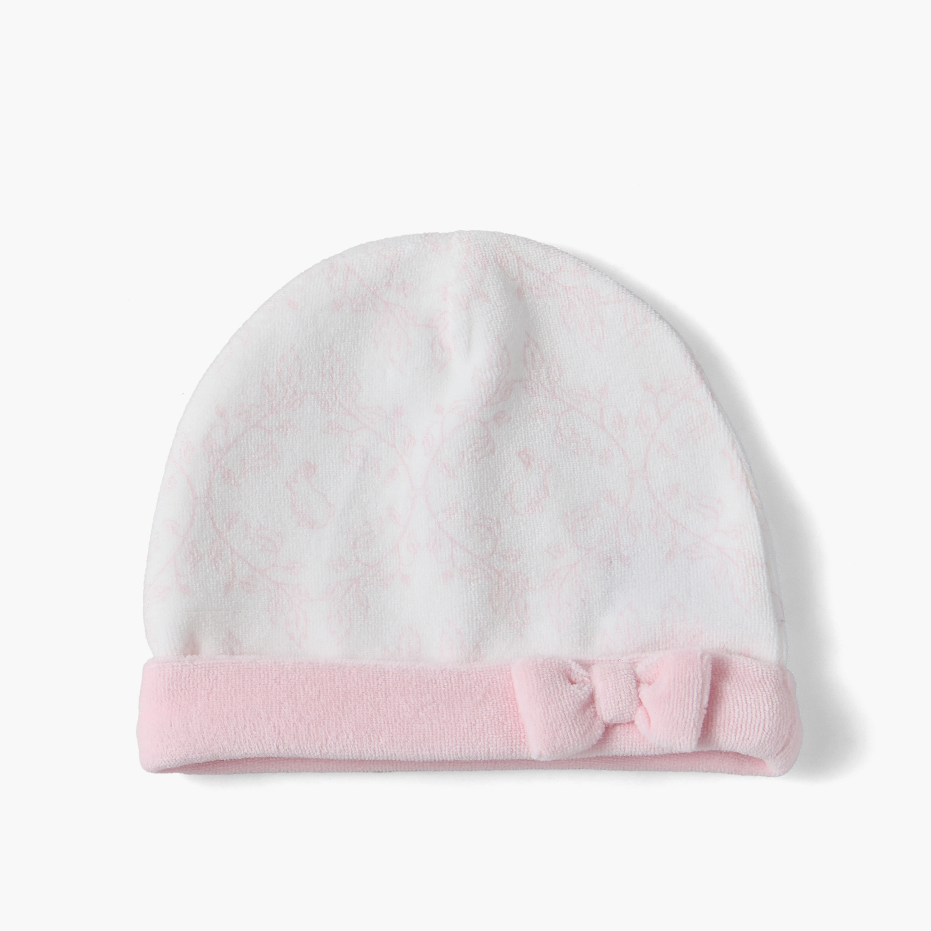 Giggles Cap with Bow Accent-baby-girls-accessories-caps-image-1