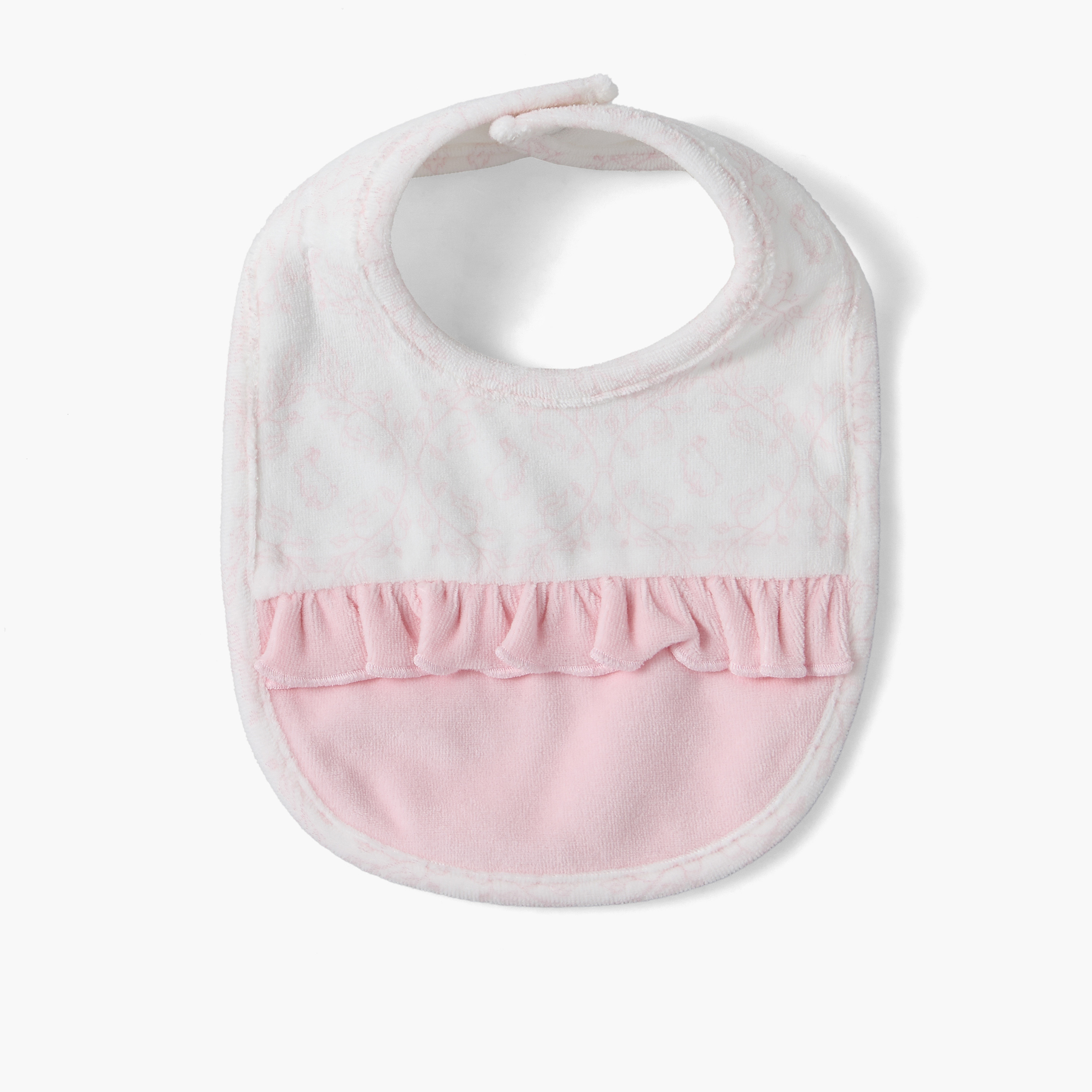 Giggles Baby Bib with Ruffles-baby-feeding-bibs-image-1