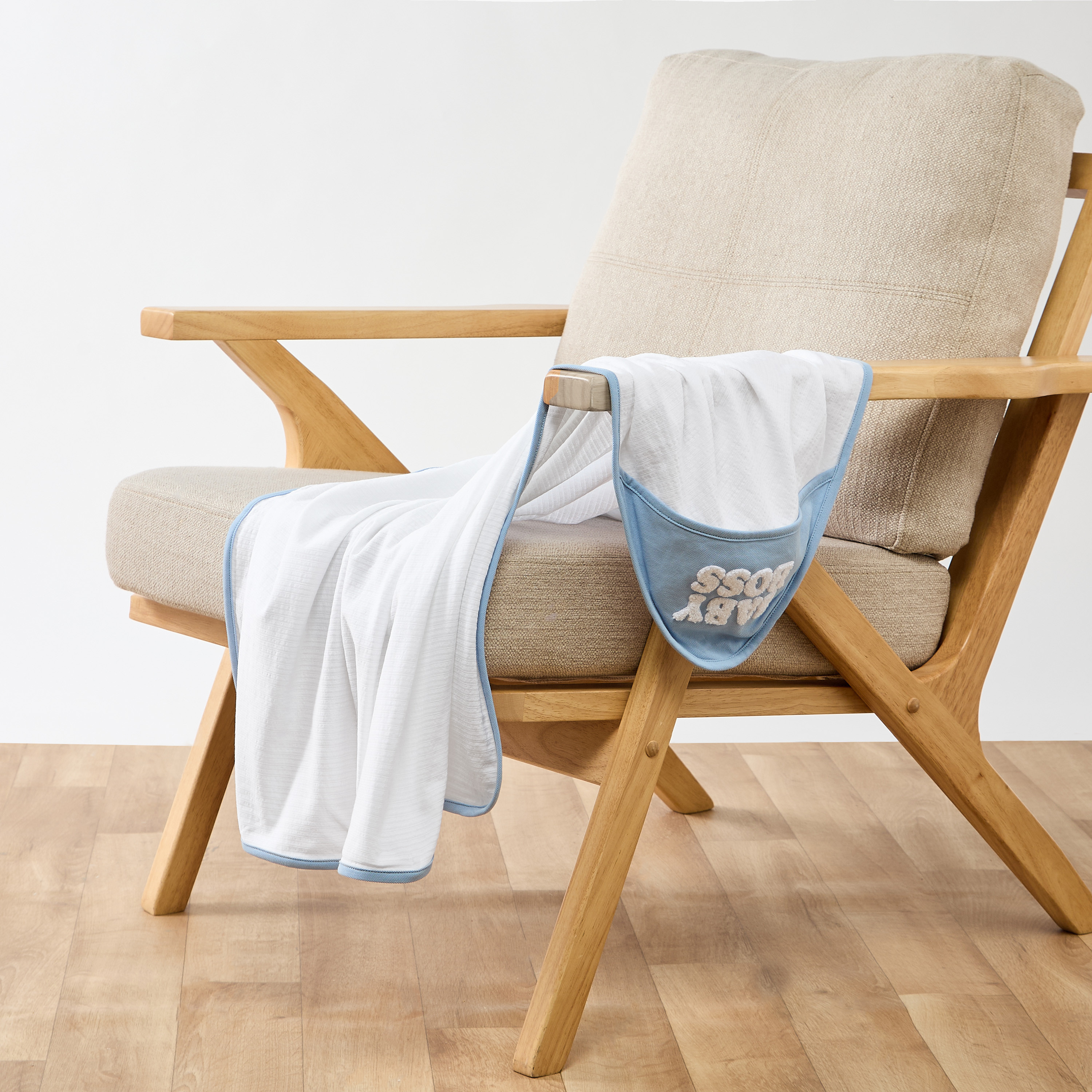 Juniors Textured Receiving Blanket with Hood-baby-nursery-blanketsandswaddles-receivingblankets-image-2