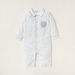 Giggles Textured Sleepsuit with Collar and Long Sleeves-Sleepsuits-thumbnail-0