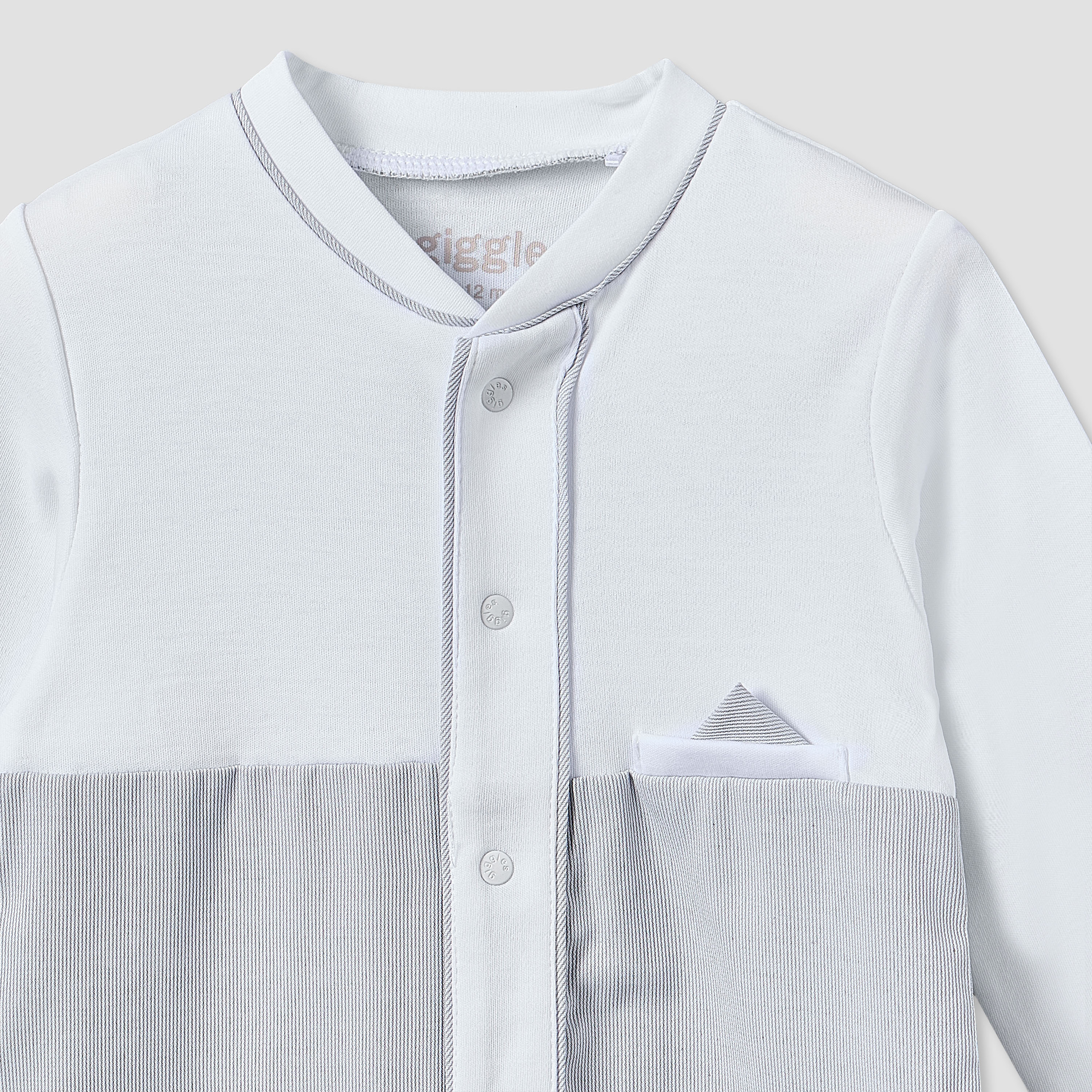 Giggles Cotton Mandarin Collar Long Sleeves Sleepsuit with Snap Button Closure-baby-boys-clothing-nightwear-sleepsuits-image-3