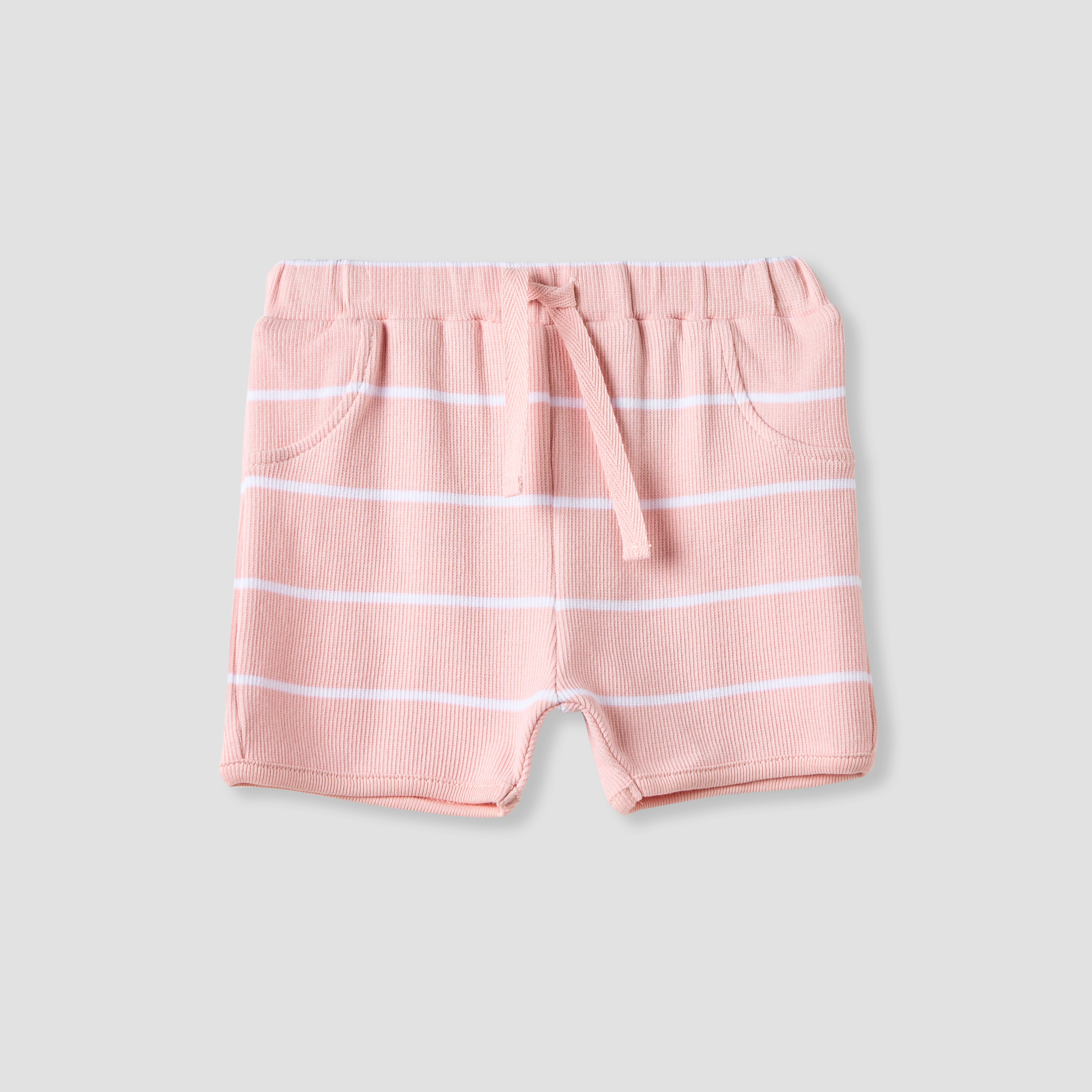 Juniors Striped T-shirt and Shorts Set-baby-girls-clothing-nightwear-pyjamasets-image-3