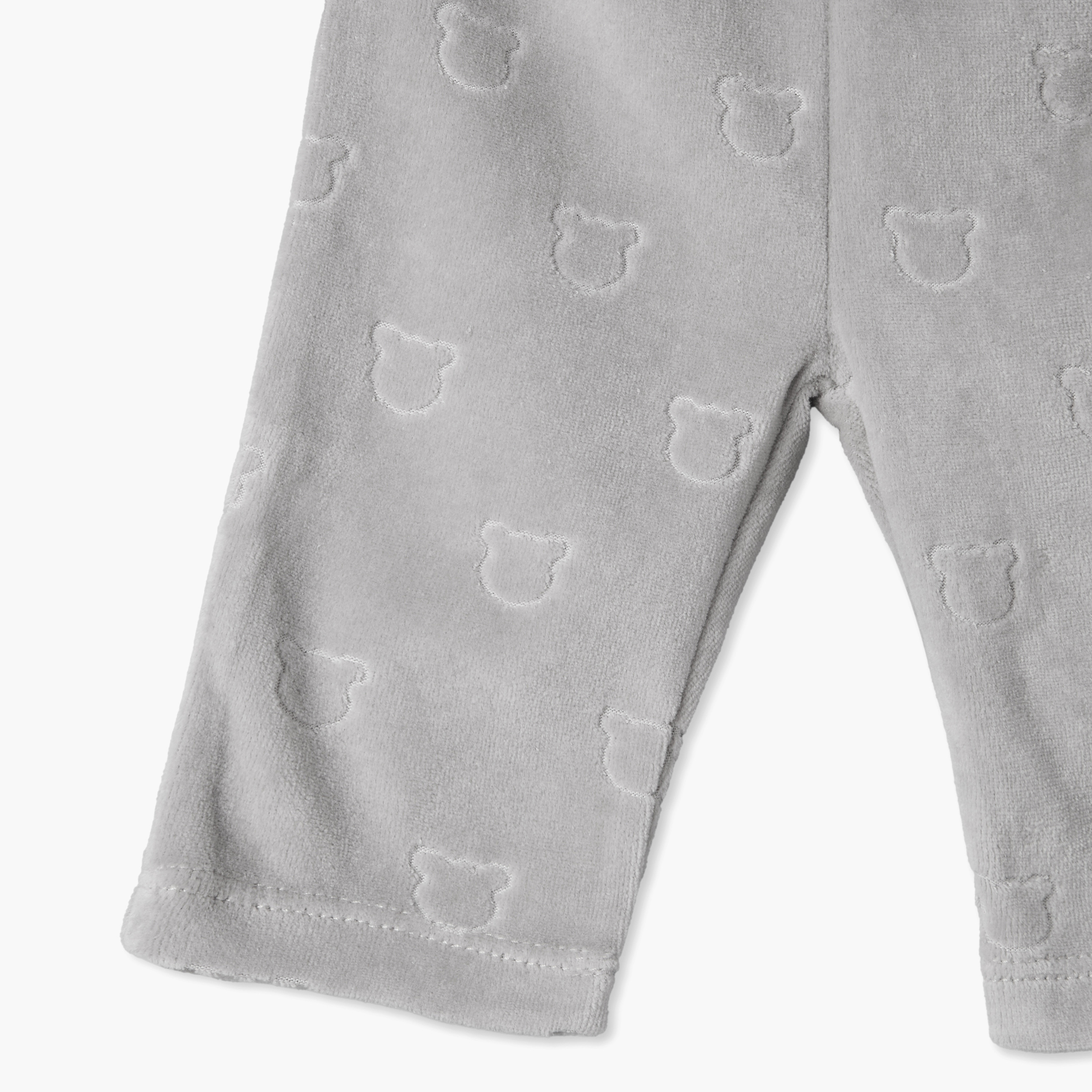 Giggles Crew Neck Long Sleeves Pyjama Set with Bear Embroidery-baby-boys-clothing-nightwear-pyjamasets-image-9