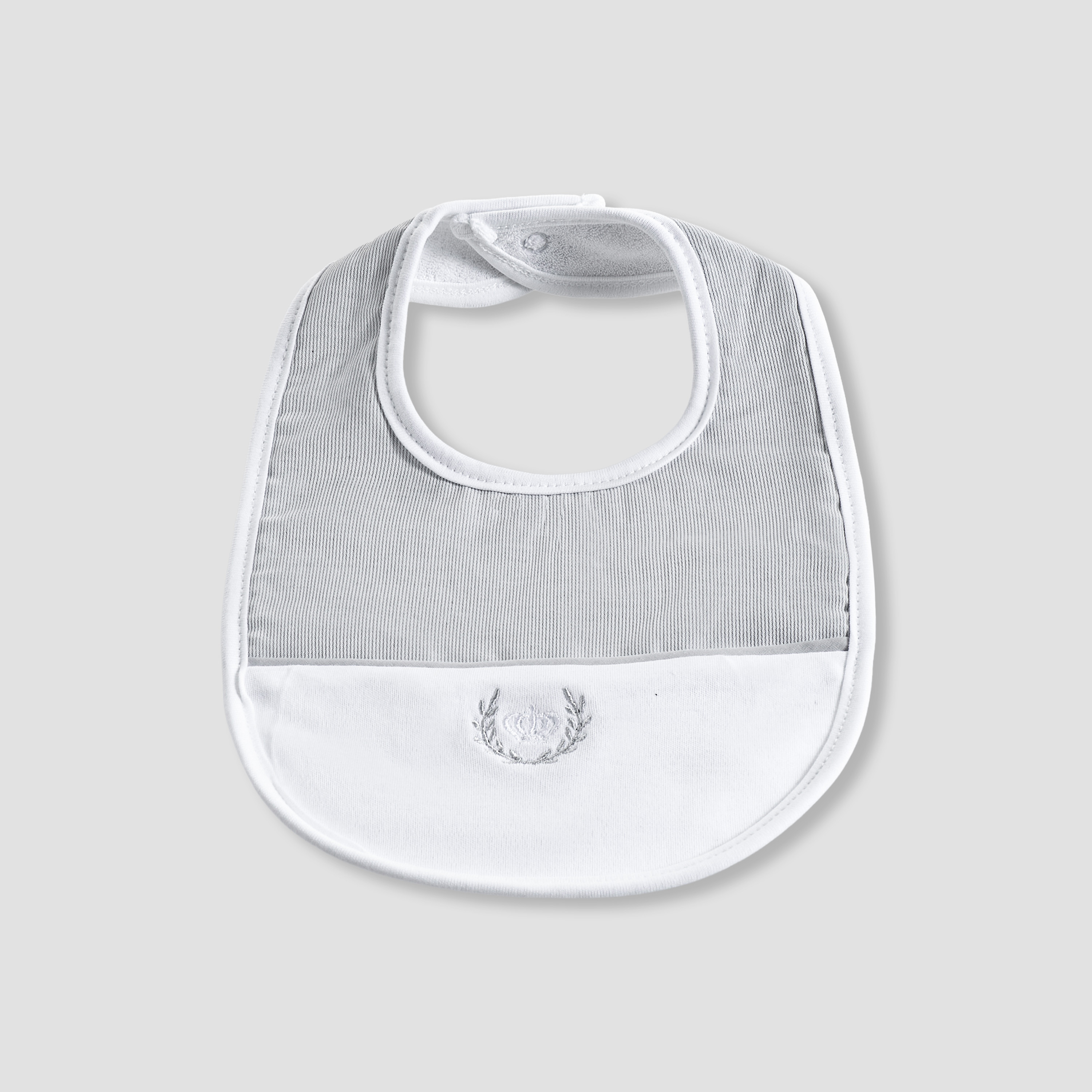 Giggles Baby Bib with Embroidery Detail-baby-feeding-bibs-image-1