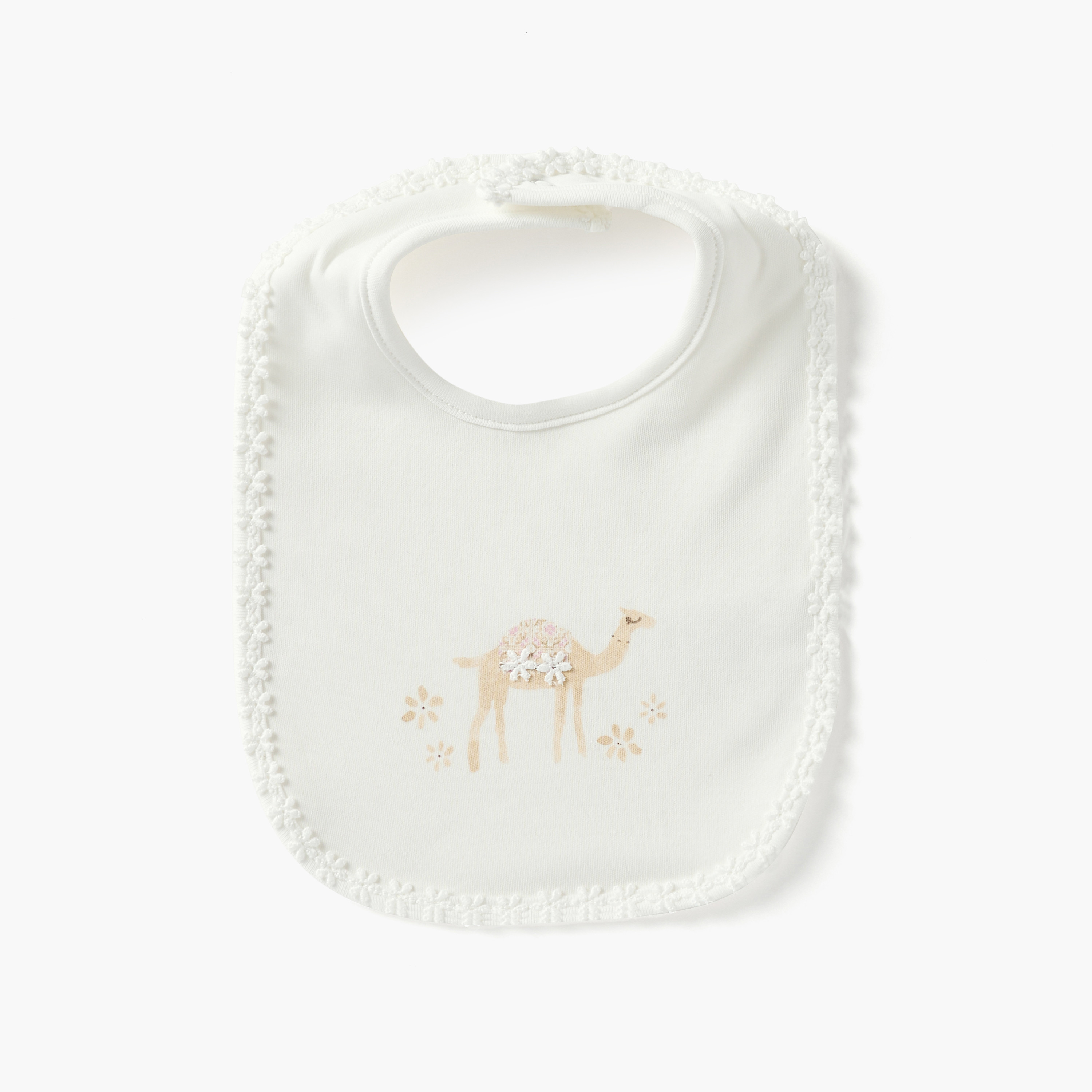 Juniors Printed Bib with Snap Button Closure - Set of 2-baby-feeding-bibs-image-3