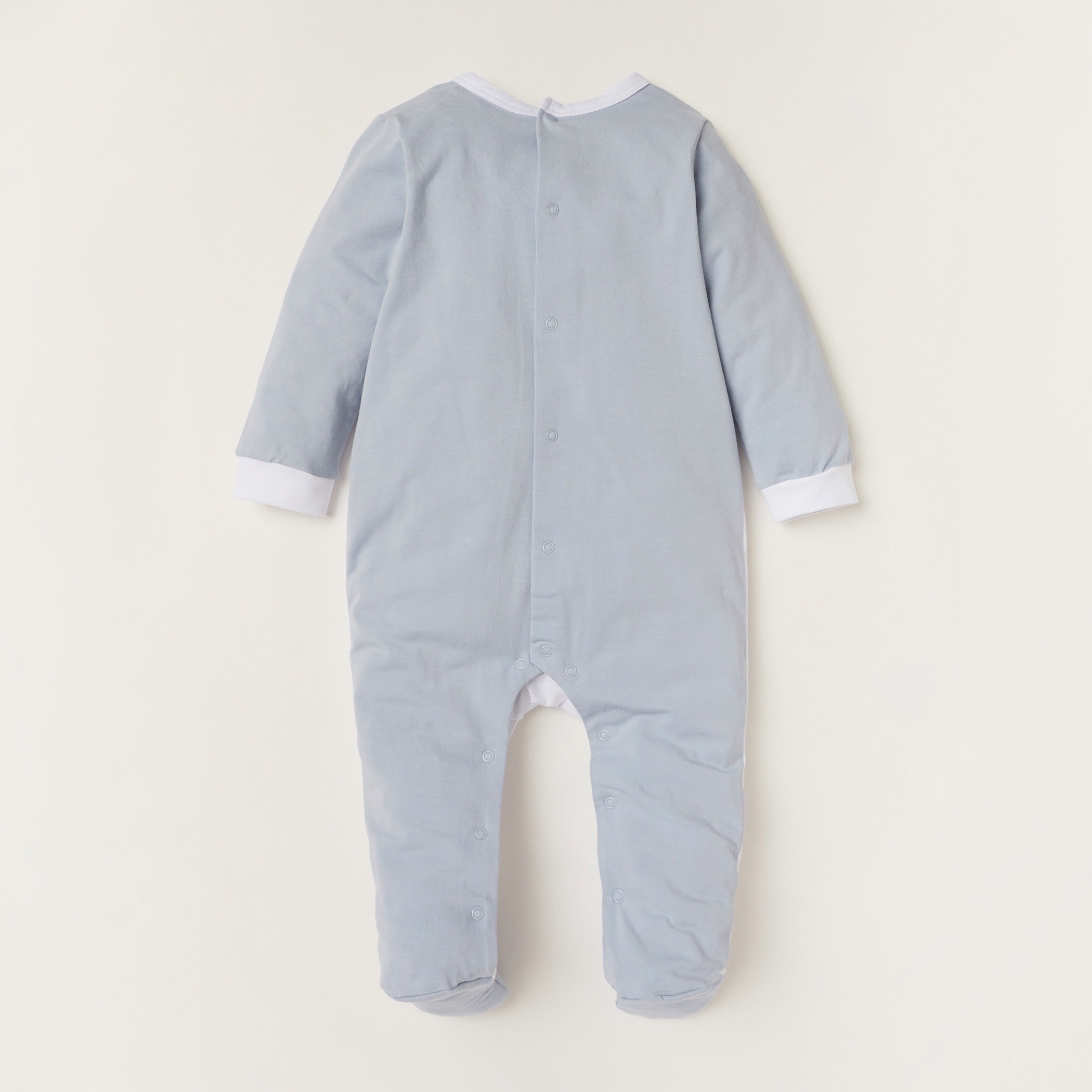 بدلة نوم مغلقة القدمين بأكمام طويلة وطبعات من جيجلز-baby-boys-clothing-nightwear-sleepsuits-image-4