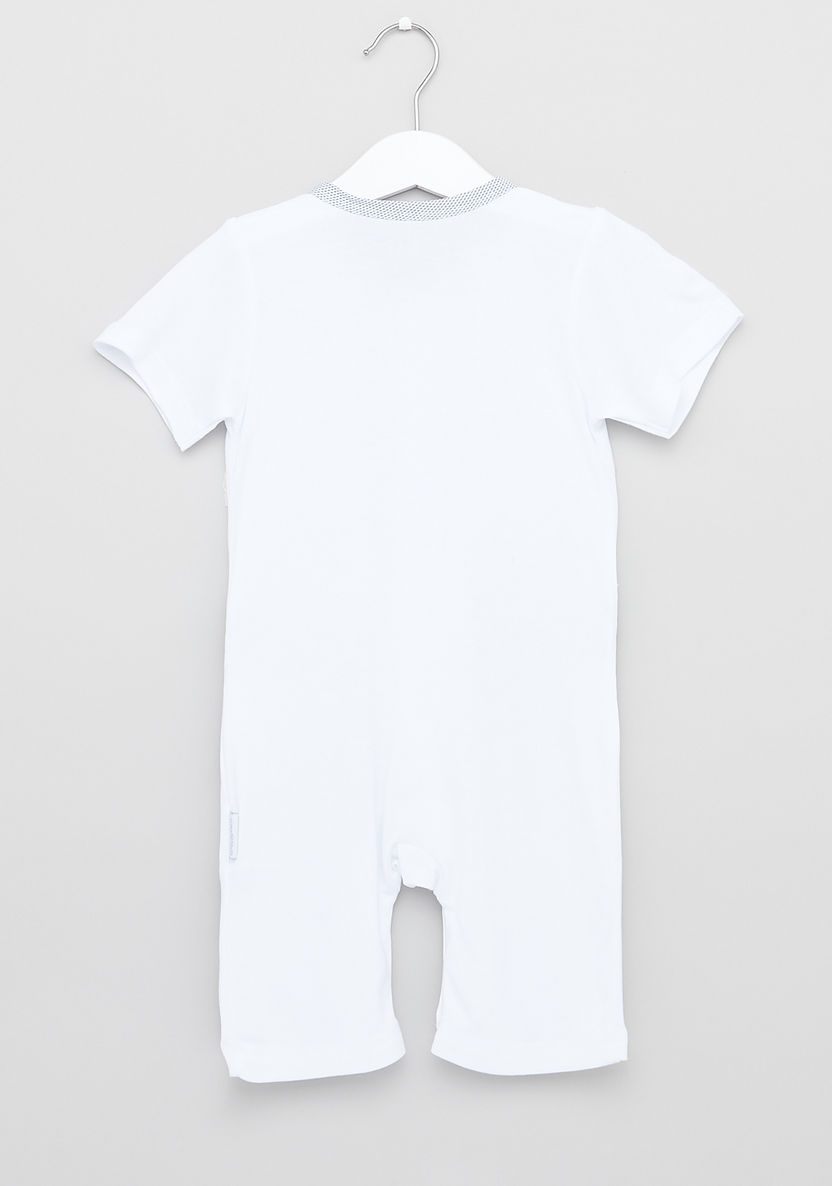Giggles Solid Romper with Short Sleeves-Rompers%2C Dungarees and Jumpsuits-image-2