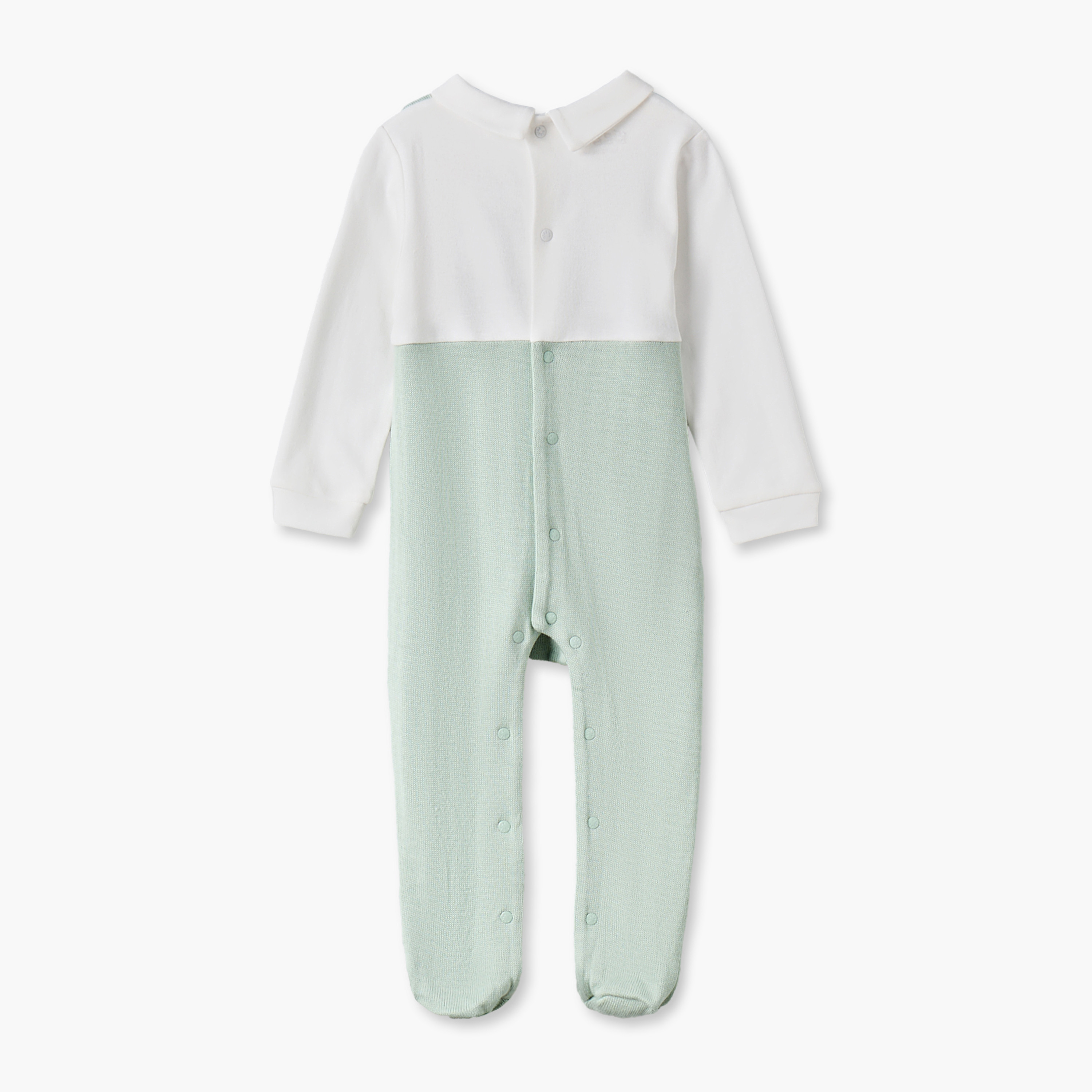 بدلة نوم قطنية بياقة عادية وأكمام طويلة وجيب من جيجلز-baby-boys-clothing-nightwear-sleepsuits-image-2