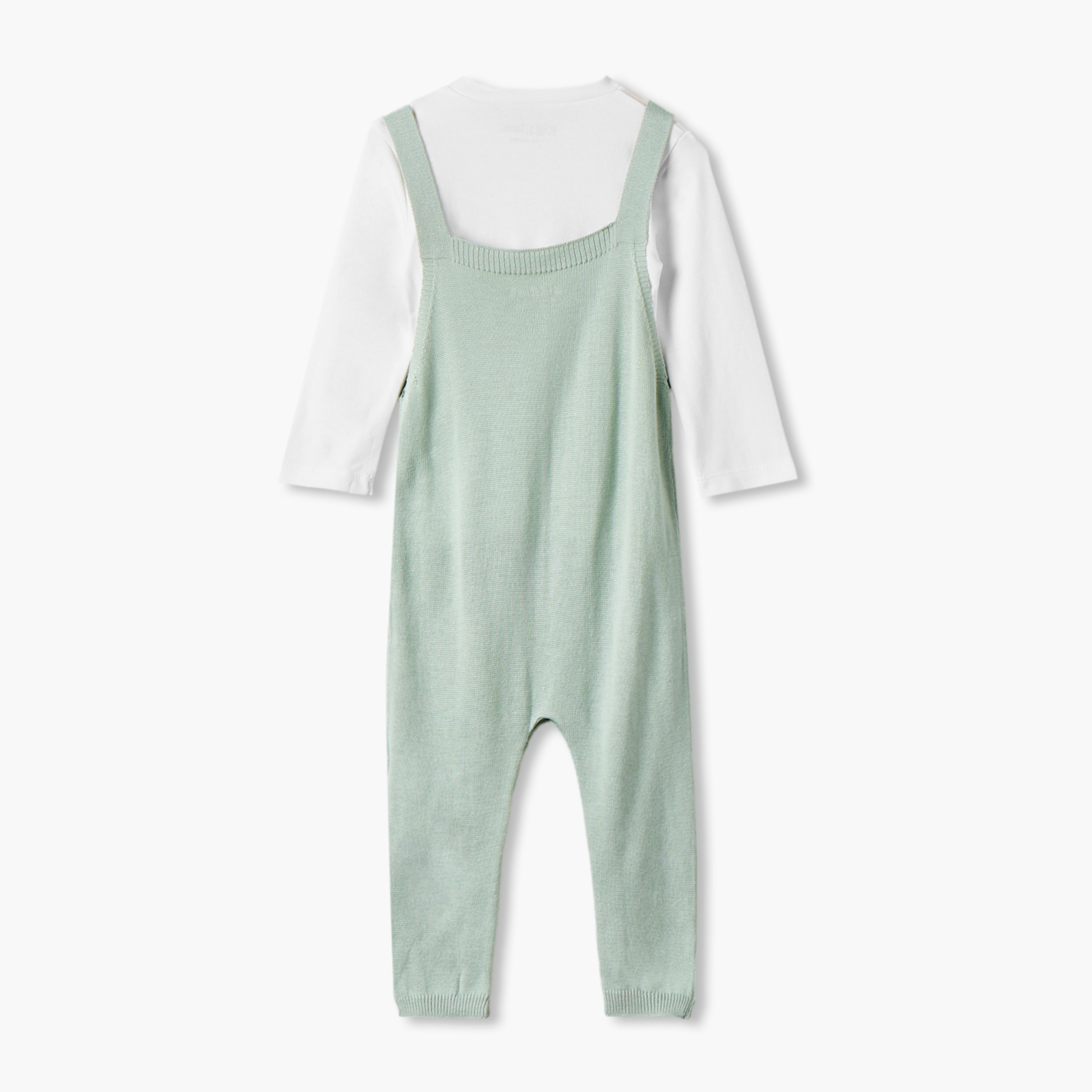 طقم تيشيرت بياقة ضيقة وأكمام طويلة ودنغري بأزرار إغلاق من جيجلز-baby-boys-clothing-winterwear-setsandcoords-image-3