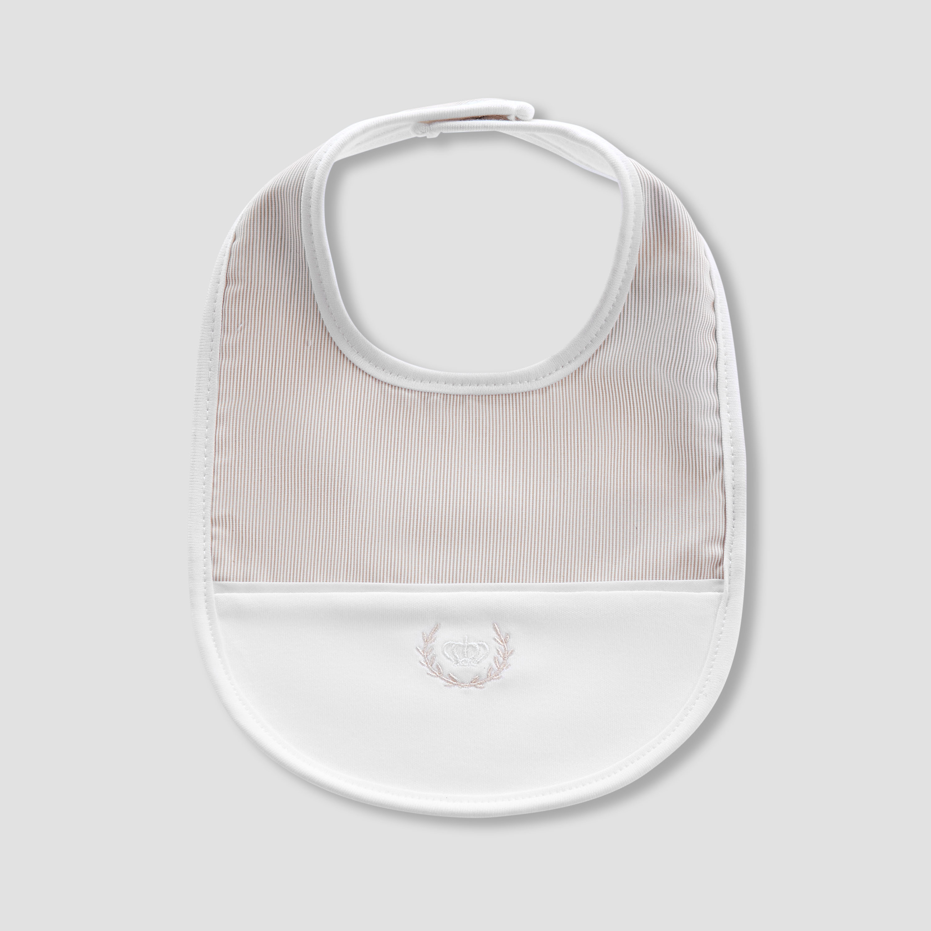 Giggles Baby Bib with Embroidered Design-baby-feeding-bibs-image-1