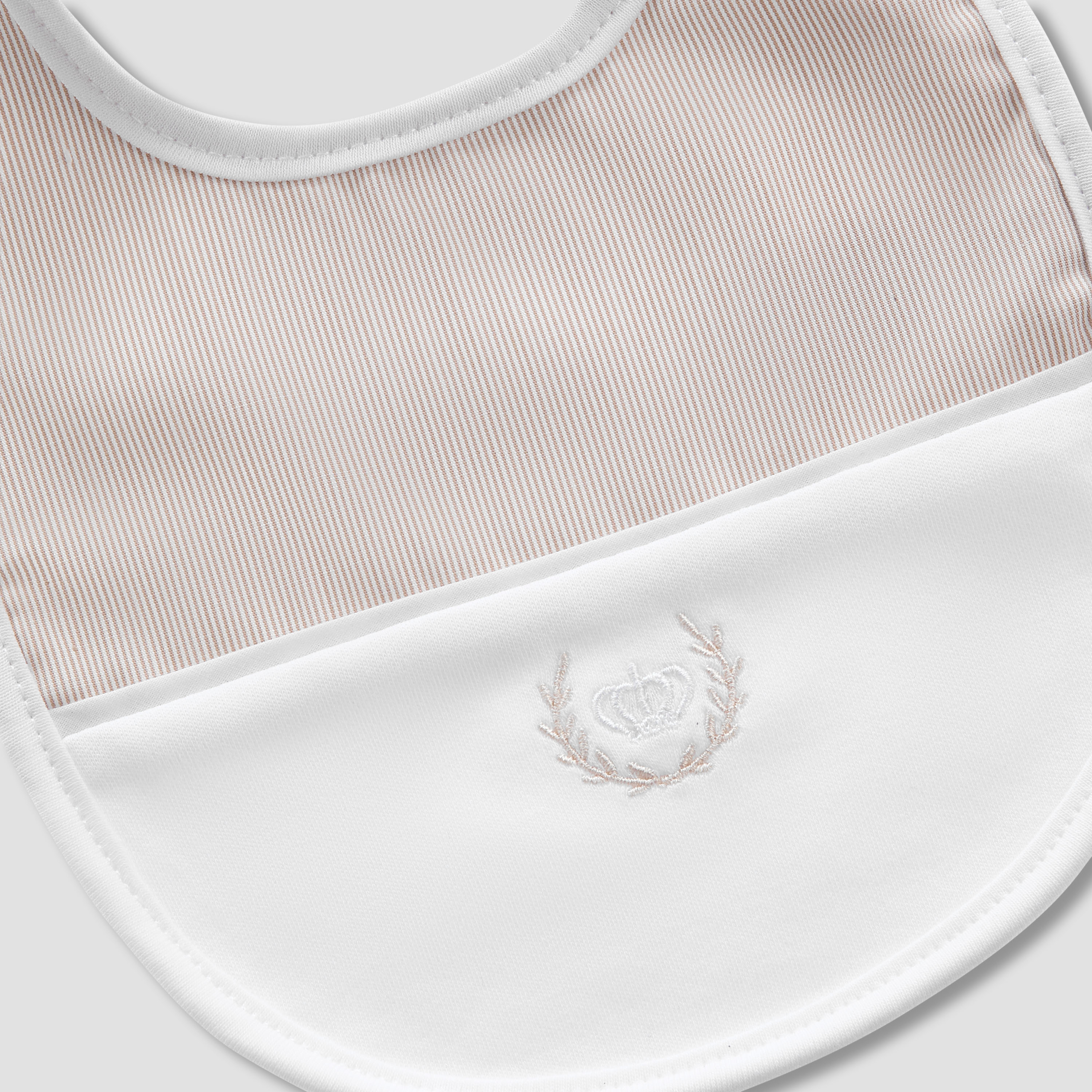 Giggles Baby Bib with Embroidered Design-baby-feeding-bibs-image-3
