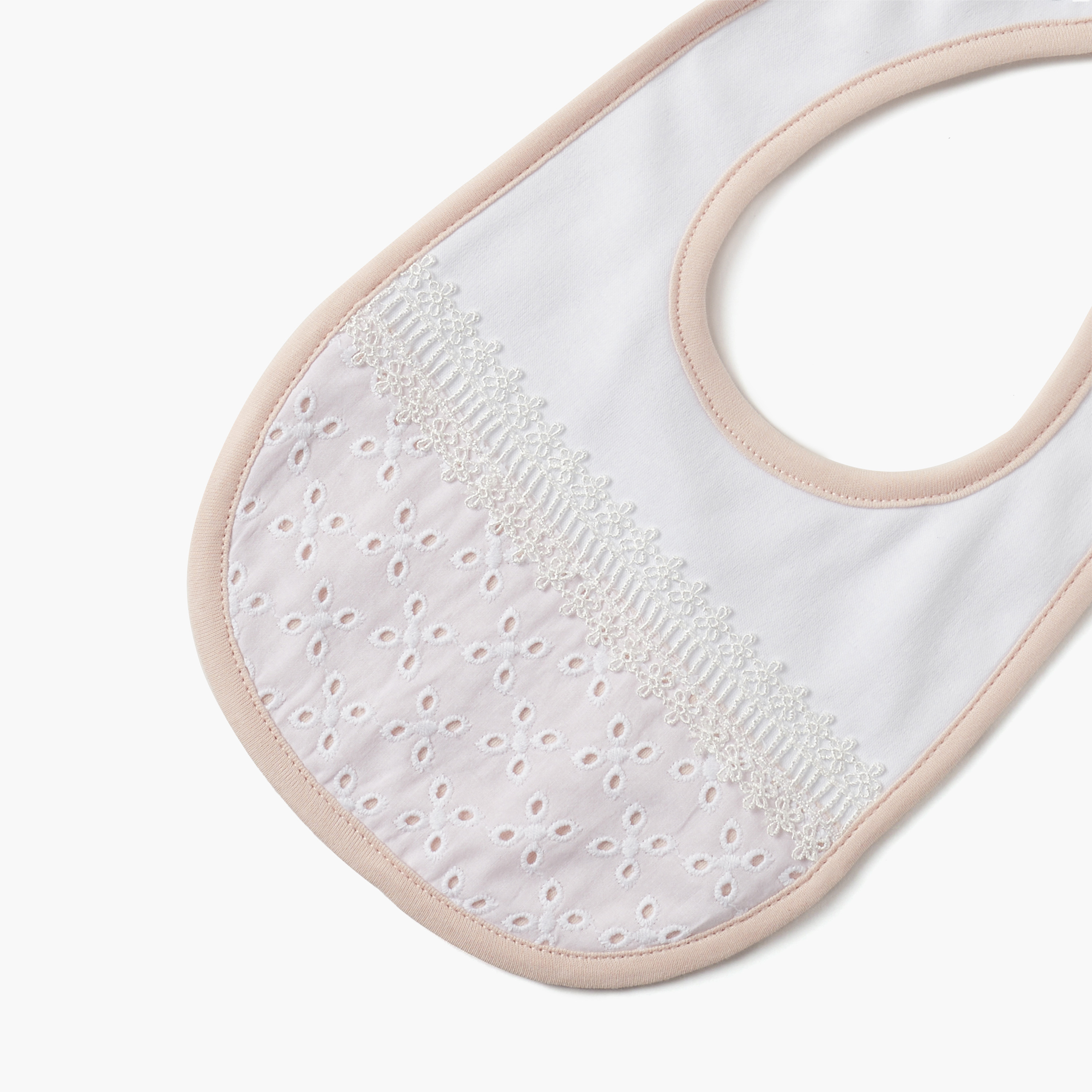 Giggles Schiffli Muslin Bib with Button Closure-promo_babyshop_Buy3for10_UAE230426-image-3