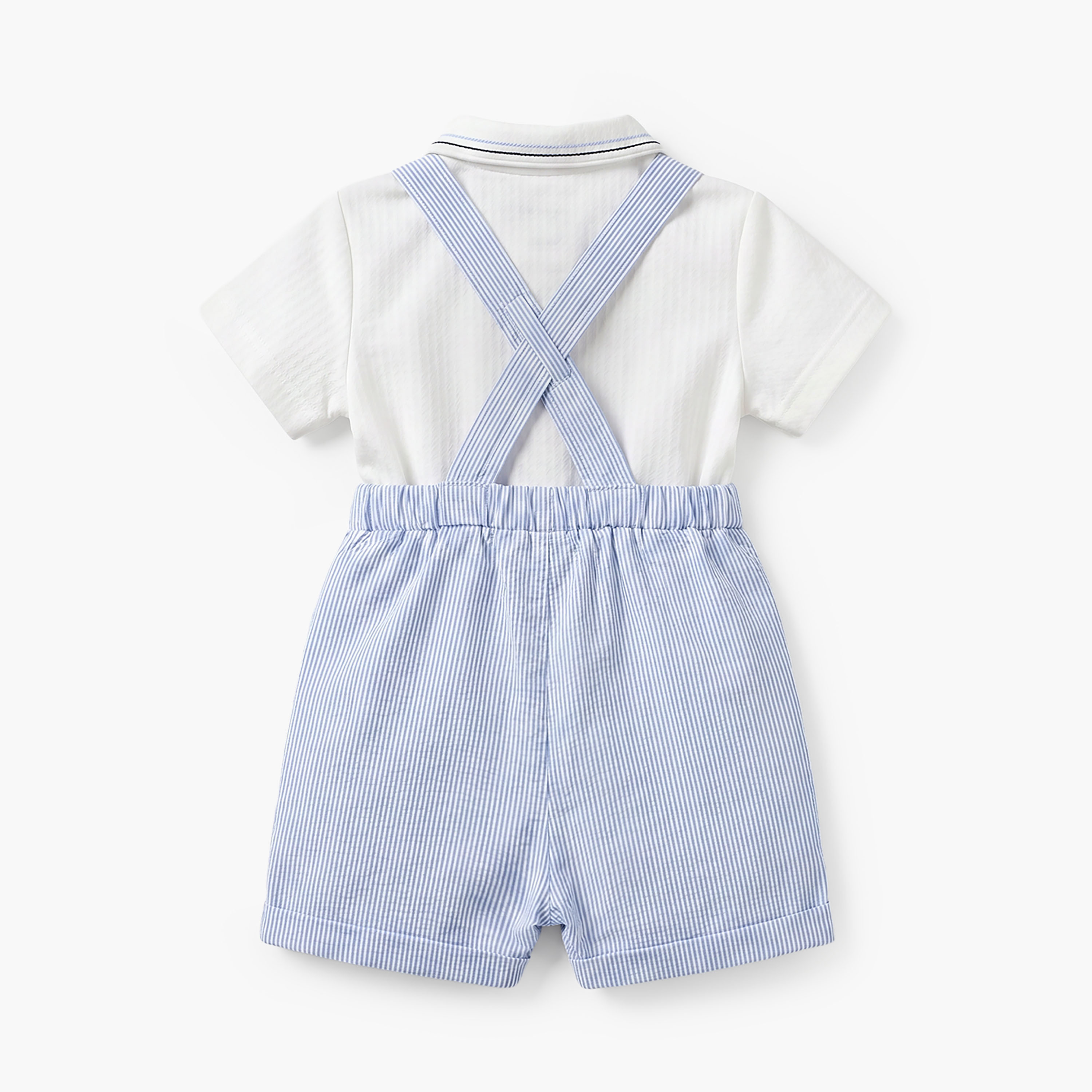Giggles Striped T-shirt and Pyjama Set-baby-boys-clothing-nightwear-pyjamasets-image-2