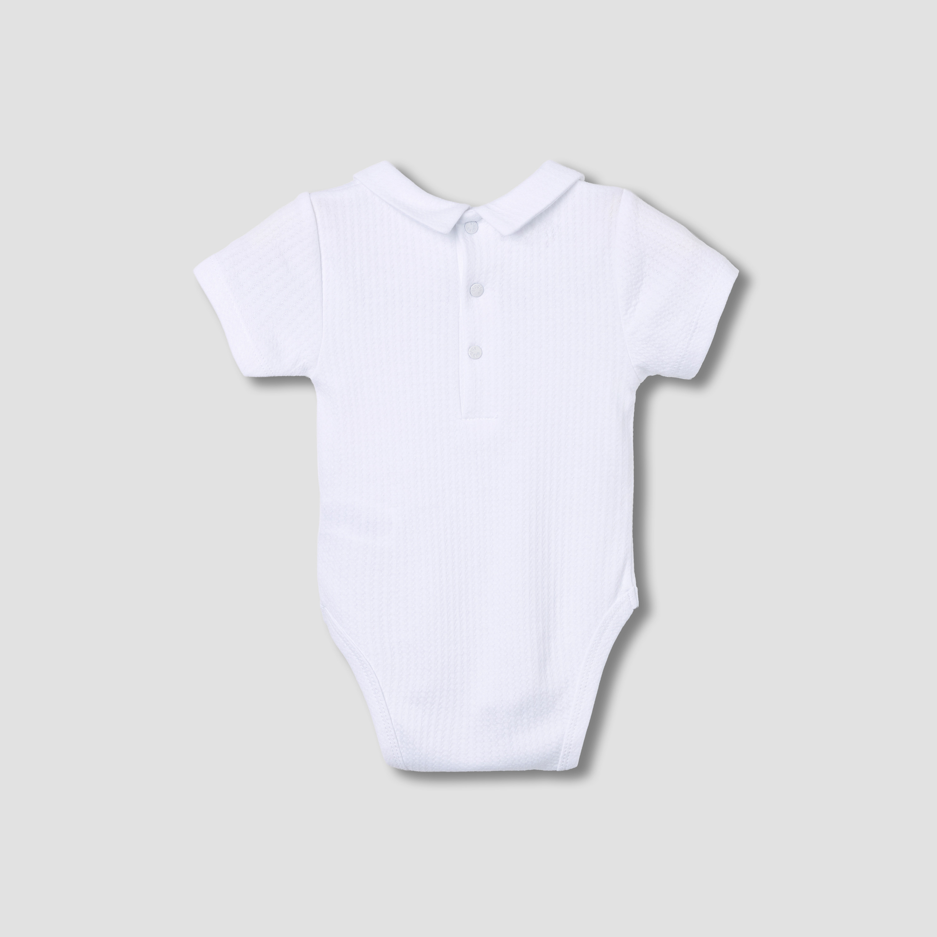 Giggles Textured Bodysuit with Embroidered Collar and Button Closure-baby-boys-clothing-bodysuits-image-2